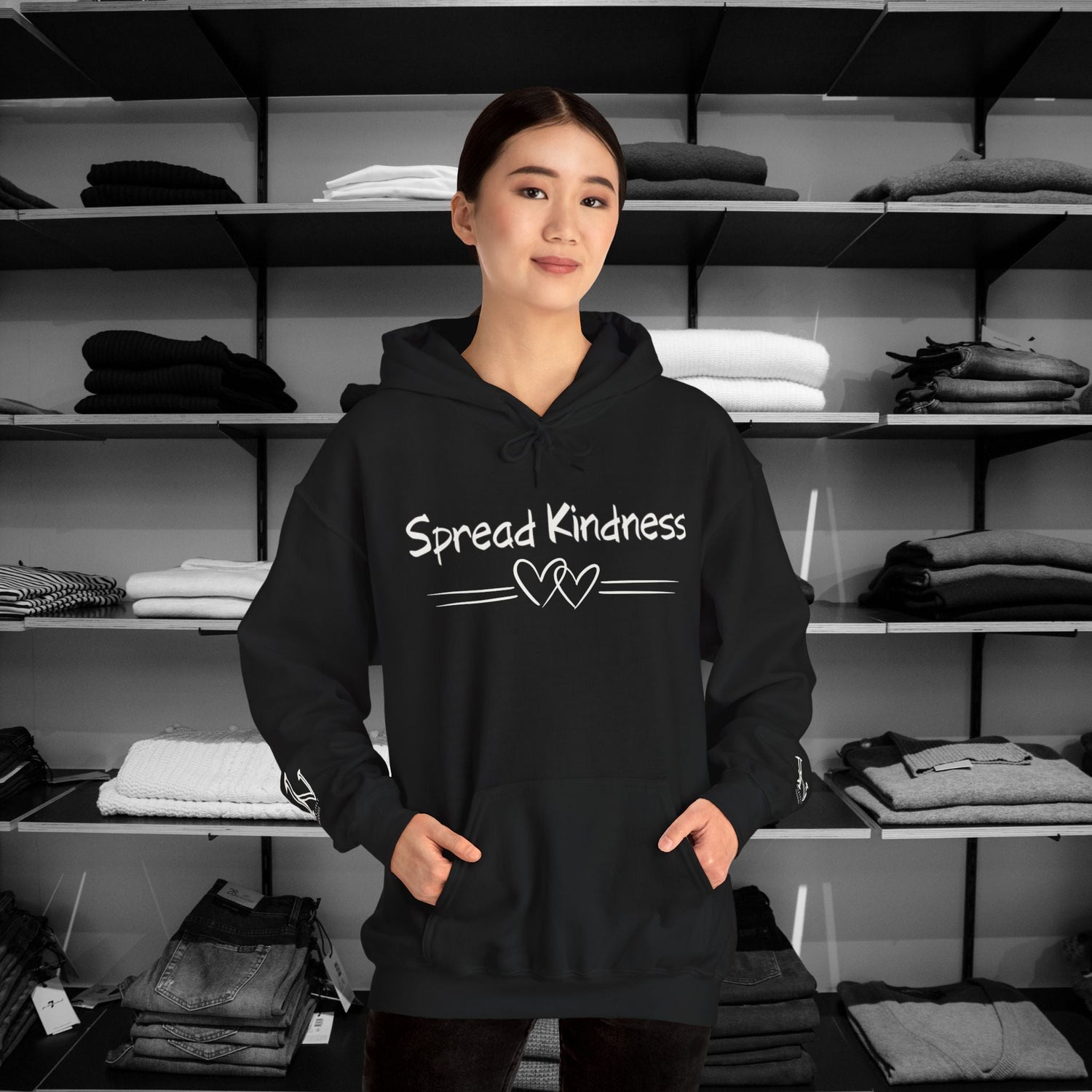 Mental Health Matters Hoodie Collection by Heartfelt Hoodies is a premium range designed to promote mental health awareness with stylish simplicity. Each "Dear person behind me" hoodie features thoughtful, text-only messages that focus on self-care