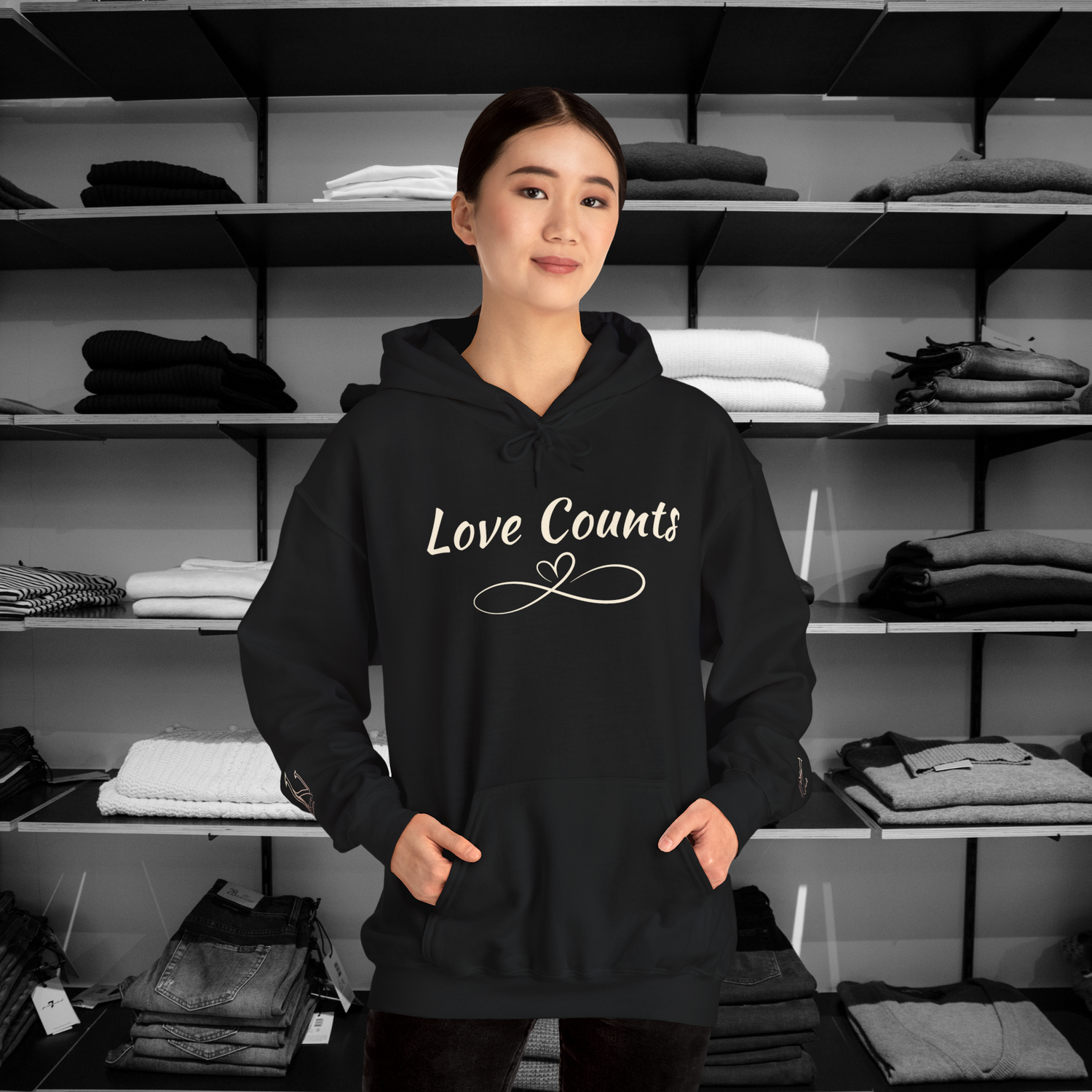 Heartfelt Hoodies Love collection of the Dear person behind me hoodie