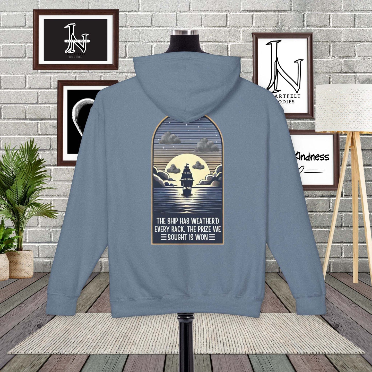 Honor the legacy of Walt Whitman's "O Captain! My Captain!" with this beautifully crafted Poetry Clothing hoodie. Inspired by the timeless elegy for Abraham Lincoln.