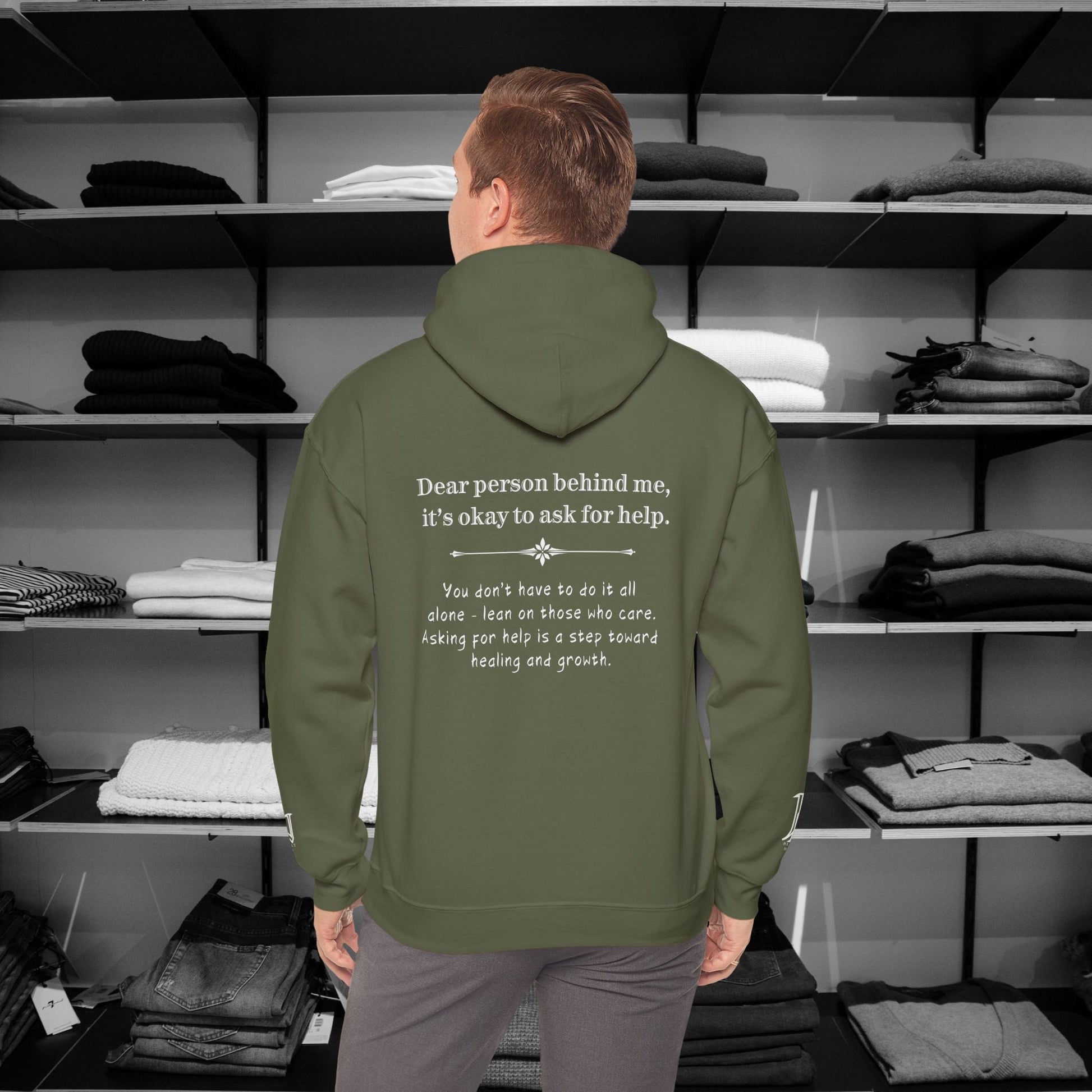 Dear Person Behind Me Hoodie – "It's Okay to Ask for Help" | Be Kind