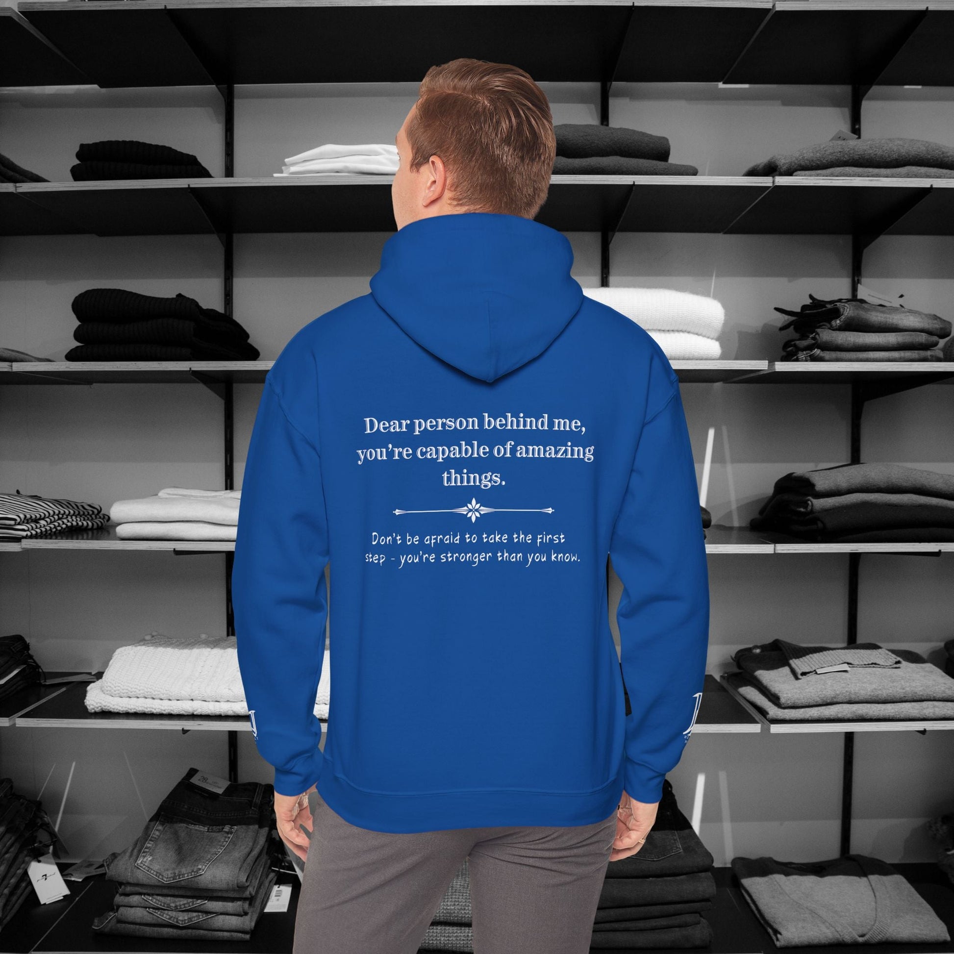 Dear Person Behind Me Hoodie – "You're Capable of Amazing Things | Be Kind