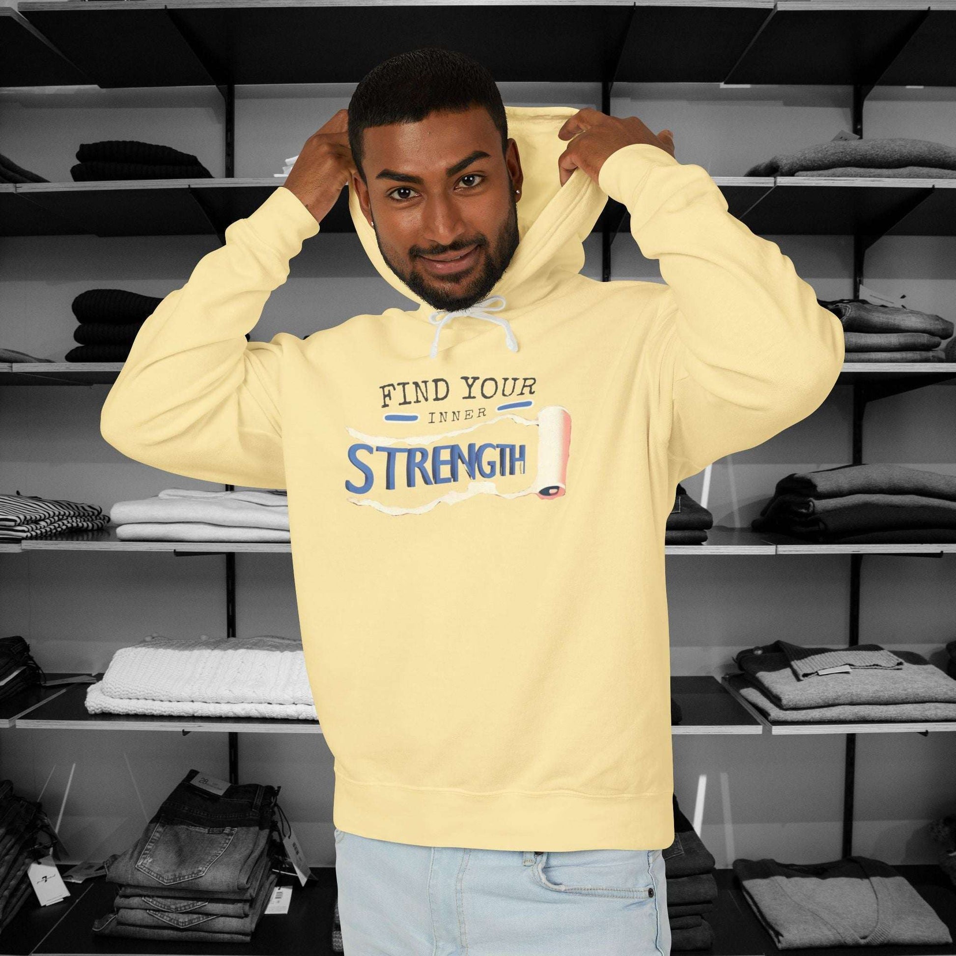 Having a tough day? here is a  reminder that you are strong enough and have strength inside to pull through. This Dear Person Behind me Hoodie is perfect. Click here