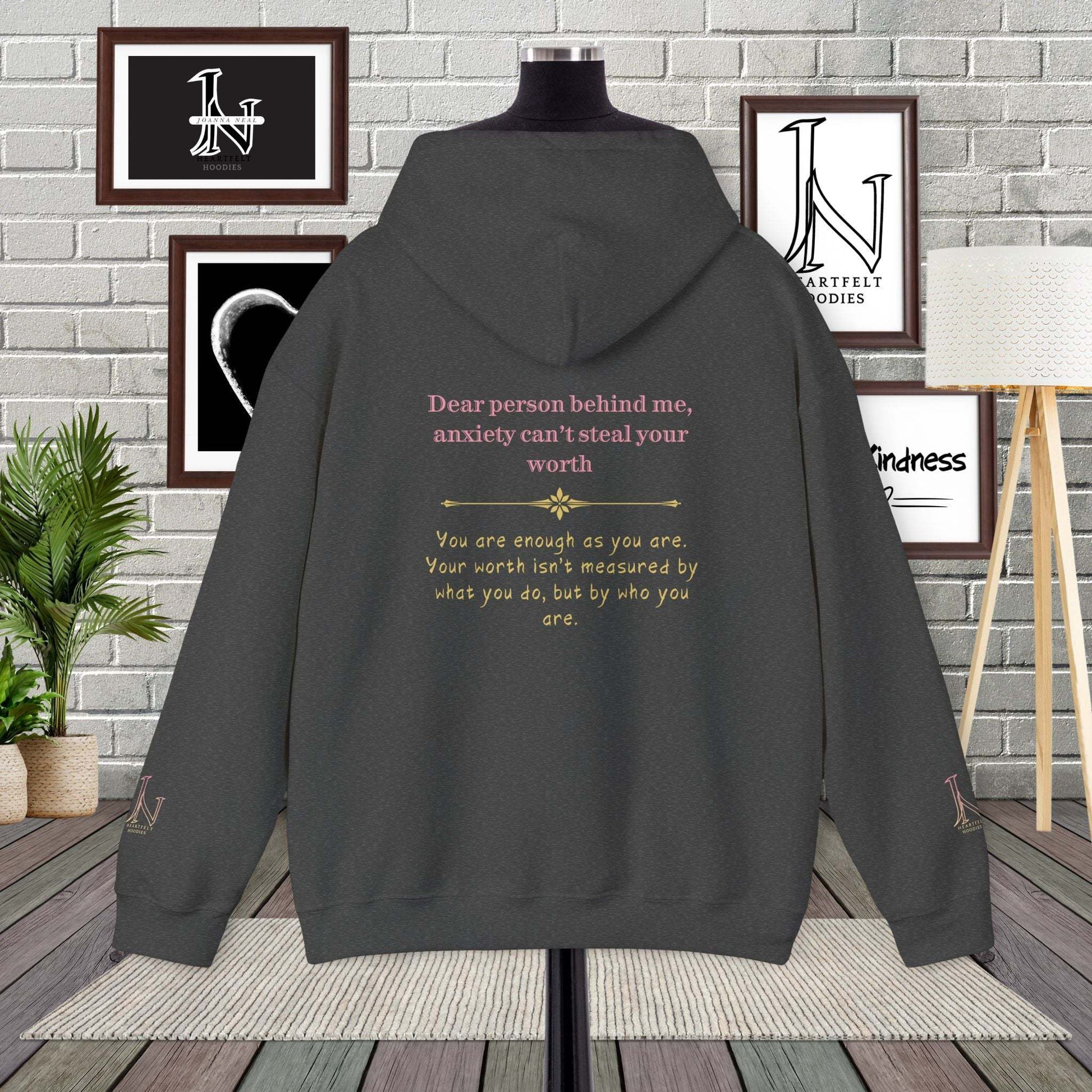 Dear Person Behind Me Hoodie / Mental Health Matters Hoodie Anxiety can feel overwhelming, but sometimes a gentle reminder is all it takes to shift perspective.