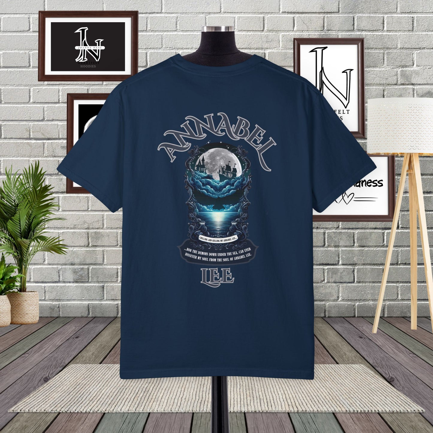 Poetry Clothing - "Annabel Lee Gothic Sea Shirt – Eternal Love Collection"