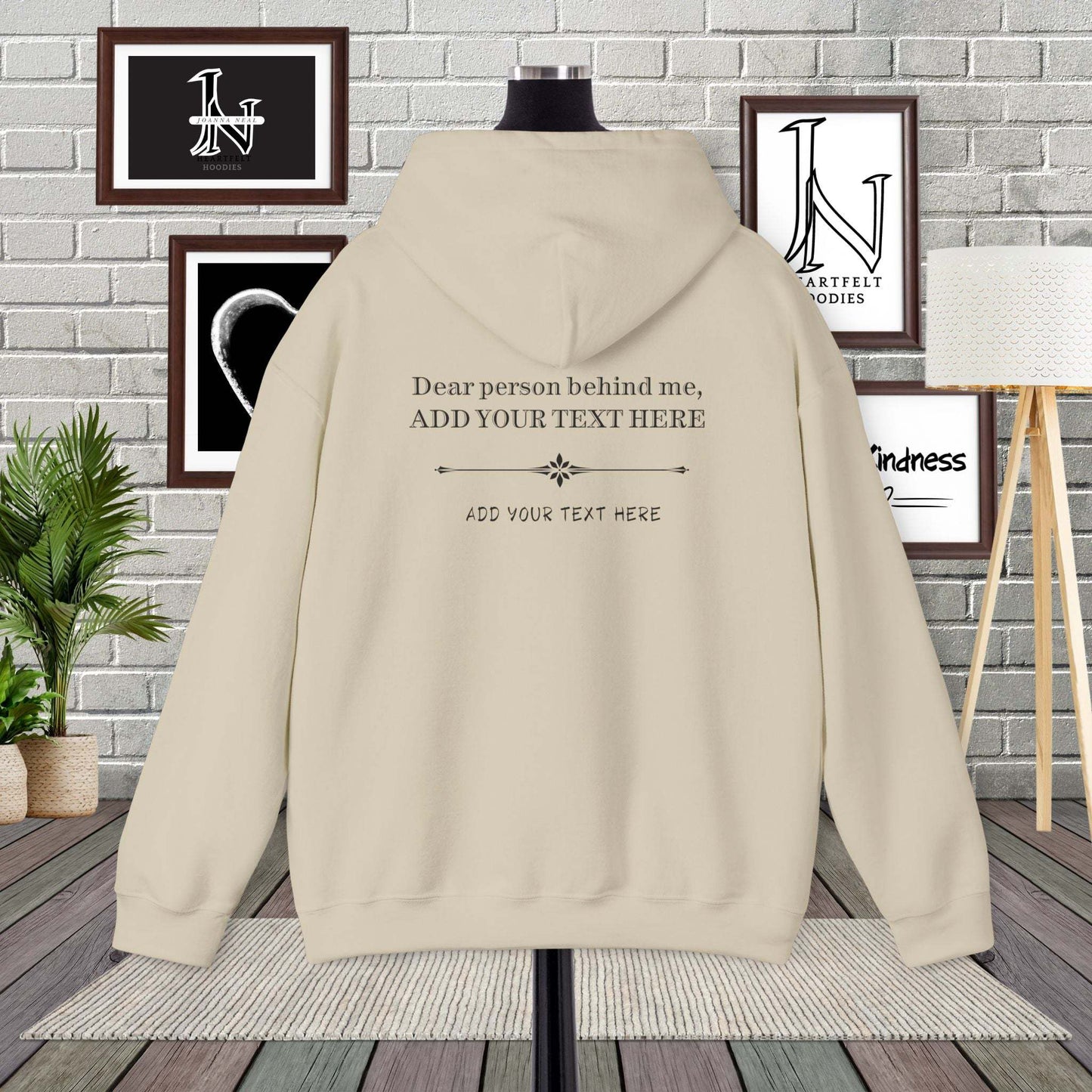 Personalized Custom Dear Person Behind Me Hoodie. This custom hoodie allows you to create your own hoodies by adding your own unique message to share with the world.