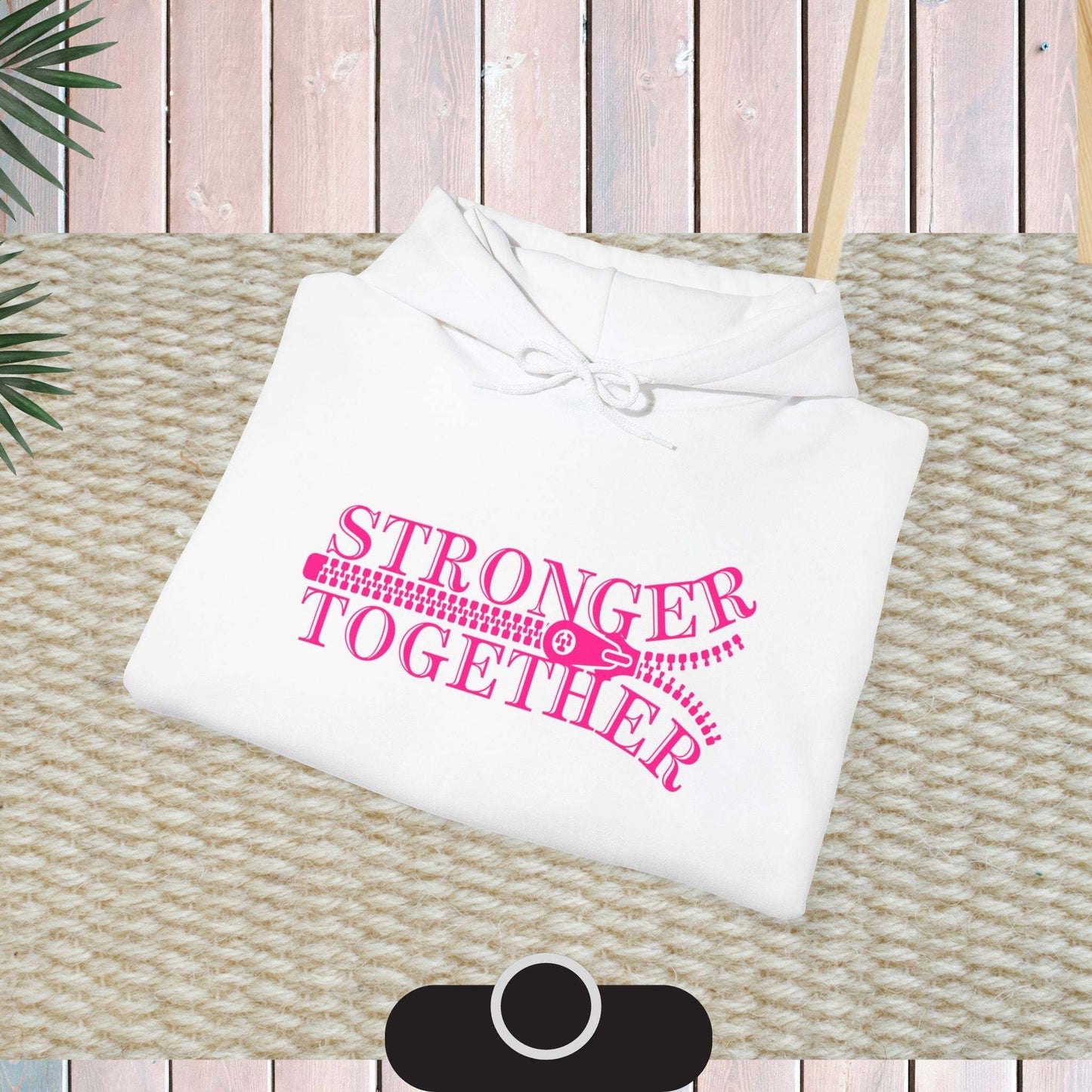 Dear Person Behind Me Hoodie - Together We Rise and Fight Against Breast Cancer