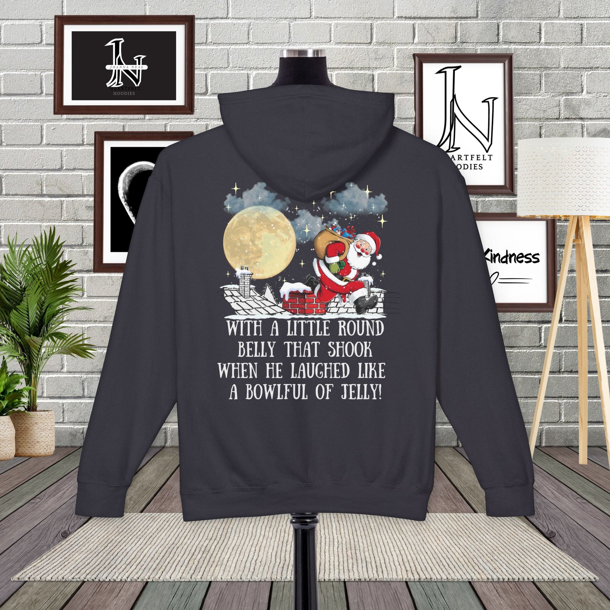 Celebrate Christmas with our brand new poetry clothing line. our "Twas the Night Before Christmas" Hoodie, inspired by the iconic epic poem by Clement Clarke Moore. 