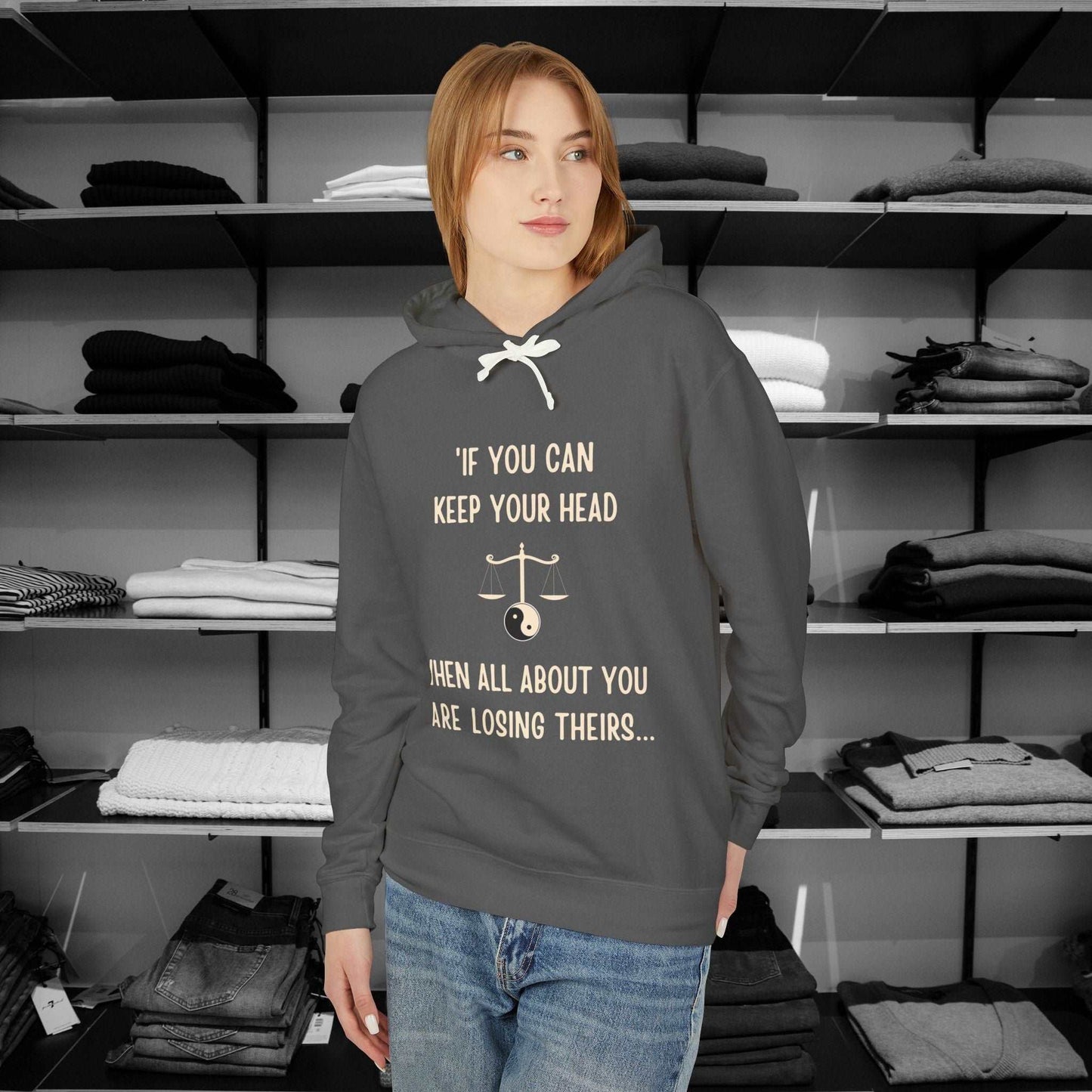 Treat someone this christmas and Step into timeless wisdom with our Poetry clothing line with this incredible Hoodie, inspired by Rudyard Kipling IF celebrated poem.