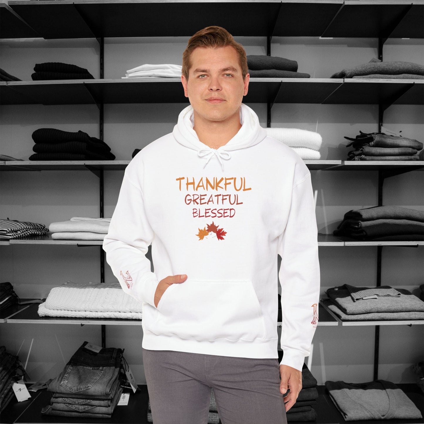 Dear Person Behind Me Hoodie - Start Your Day With Gratitude  | Thanksgiving