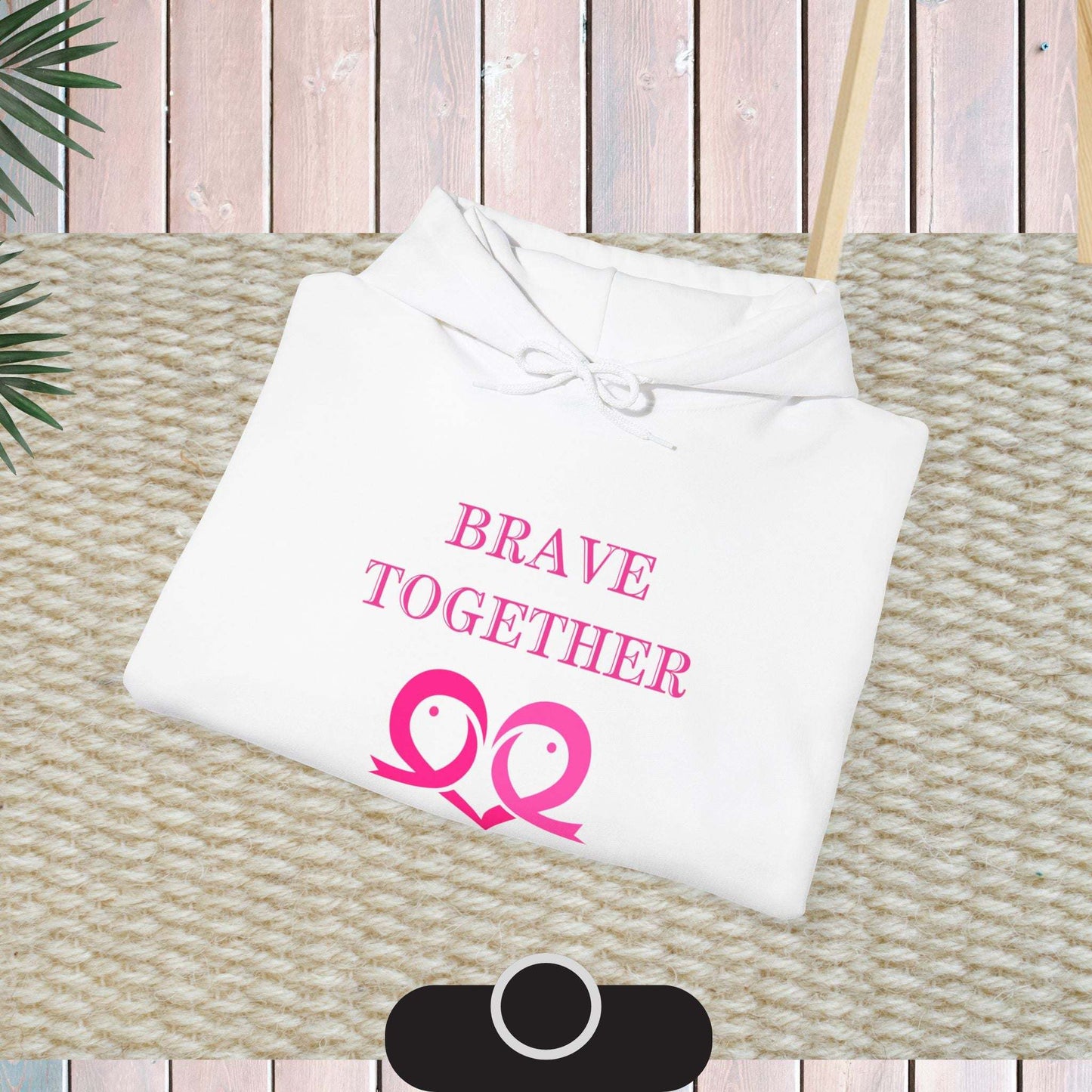 Dear Person Behind Me Hoodie - Together We Are Stronger Than Breast Cancer Stand strong and stylish in this empowering hoodie speaks to both inner and outer strength