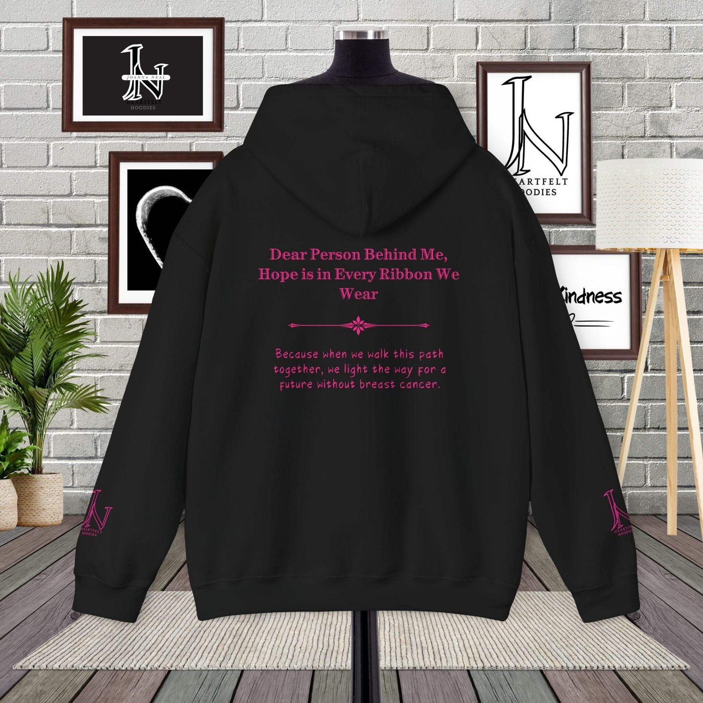 Dear Person Behind Me hoodie,  Hope is in Every Ribbon We Wear.  Stand strong and stylish in this empowering hoodie that speaks to both the inner and outer strength 