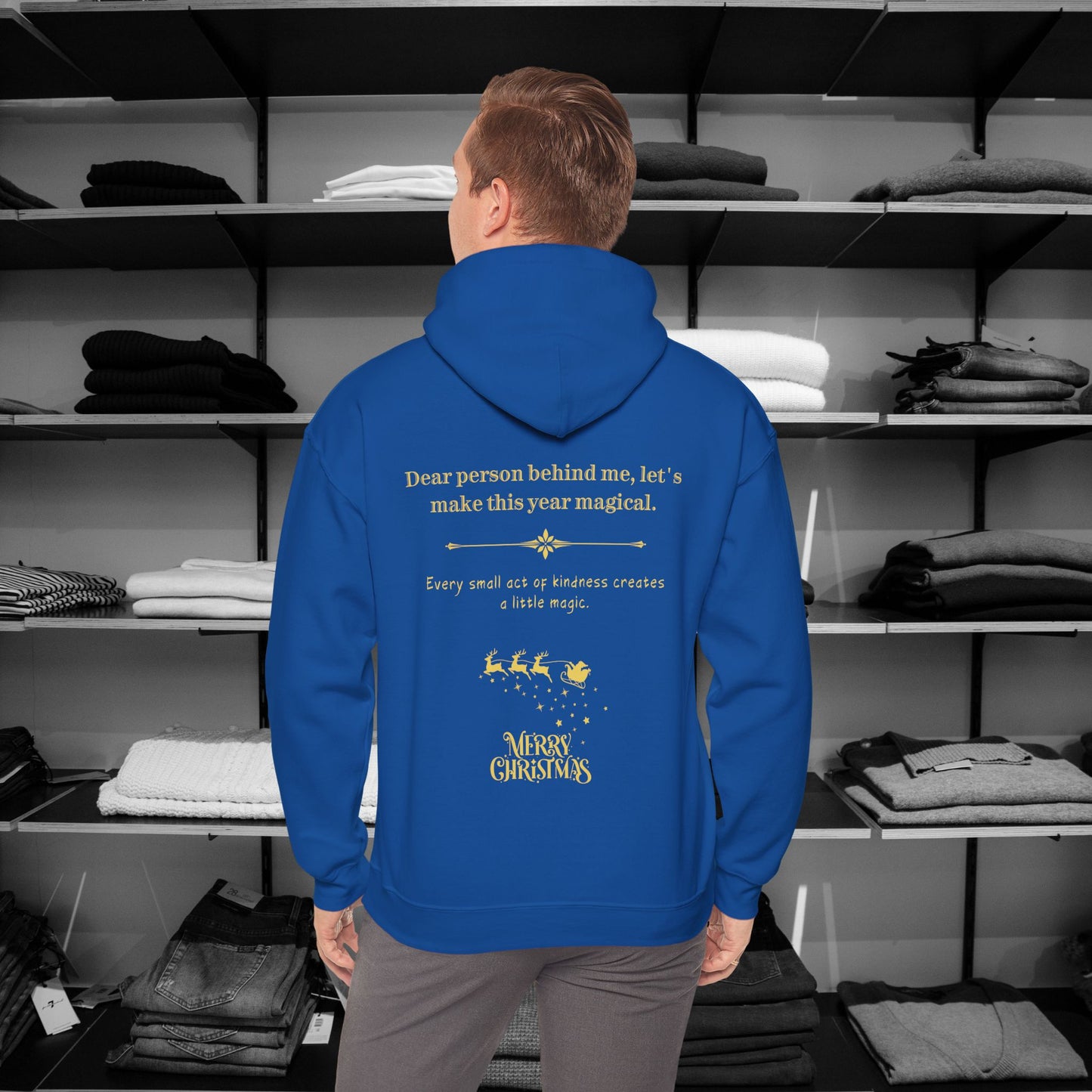 Dear Person Behind Me Hoodie, Let's Make This Year Magical | Be Kind Ugly Christmas Sweater