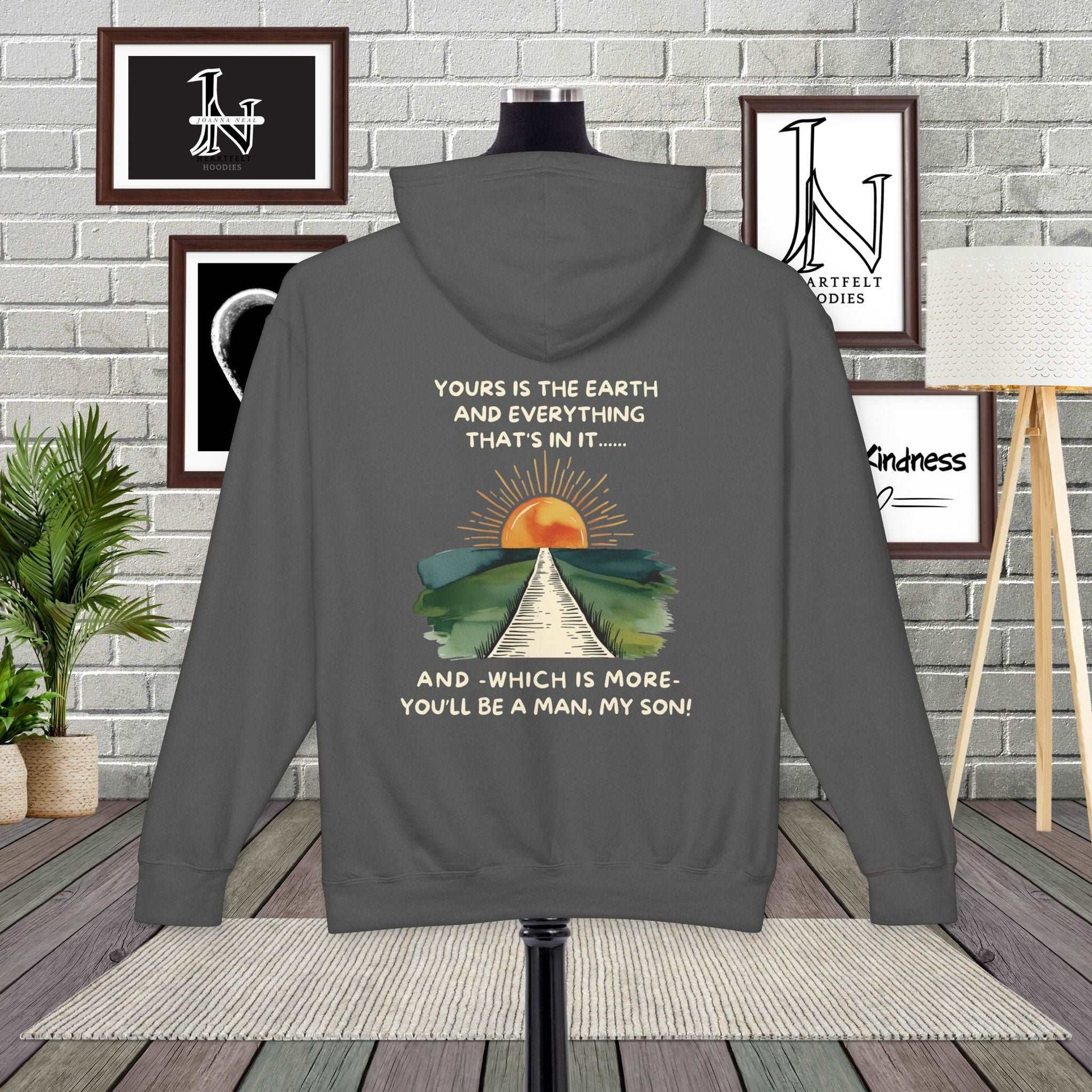 Treat someone this christmas and Step into timeless wisdom with our Poetry clothing line with this incredible Hoodie, inspired by Rudyard Kipling IF celebrated poem.