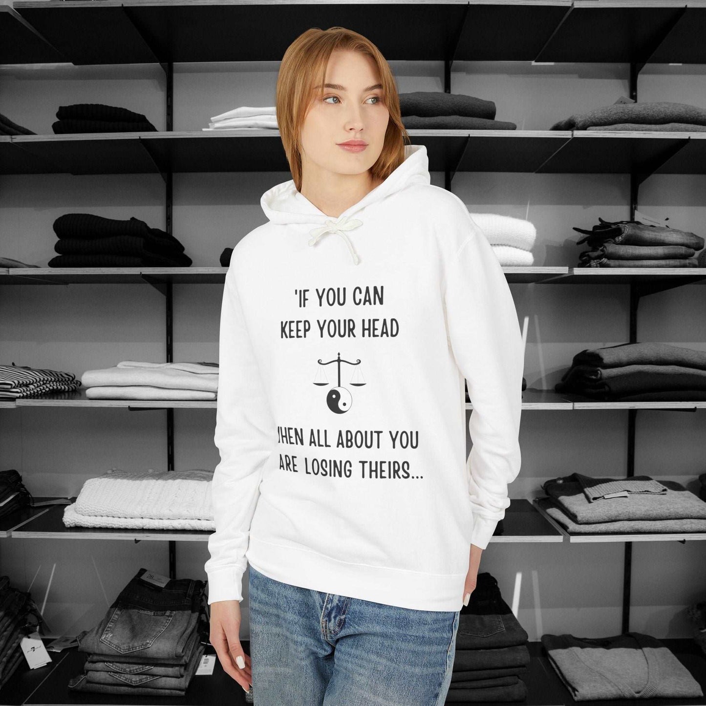 Treat someone this christmas and Step into timeless wisdom with our Poetry clothing line with this incredible Hoodie, inspired by Rudyard Kipling IF celebrated poem.