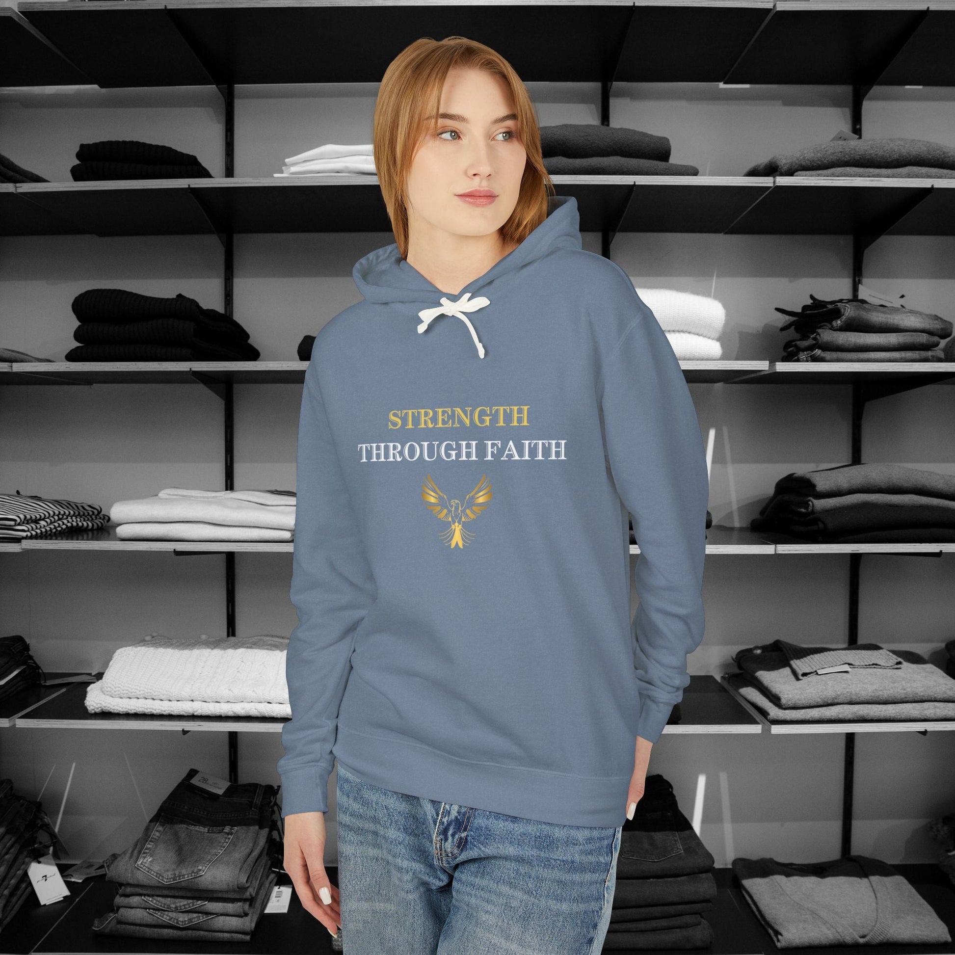 Inspire faith with our 'Dear Person Behind Me' Comfort Colors hoodie. The message 'With God All Things Are Possible' reminds wearers of His limitless power. These cozy Christian Hoodies encourage trust in God's strength to overcome any obstacle. A perfect blend of comfort and spiritual inspiration