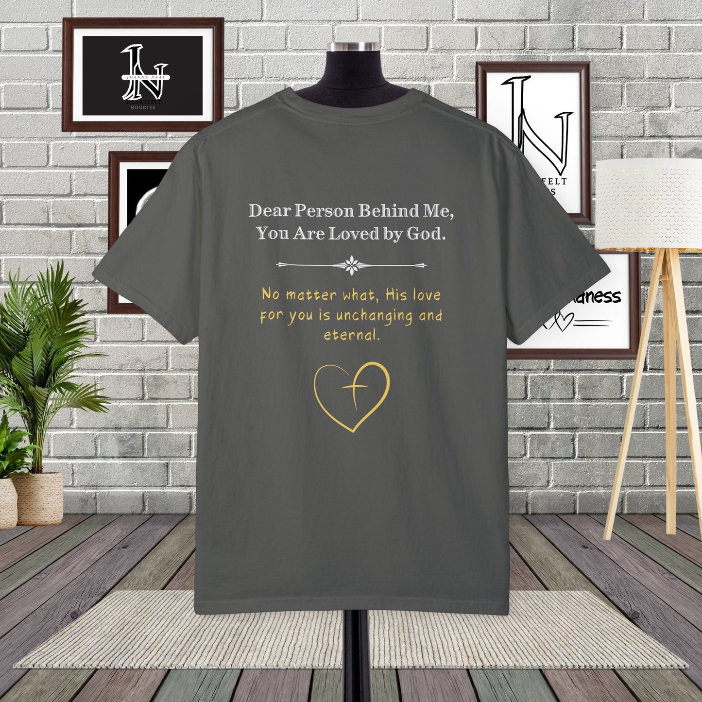 Wrap up in love and encouragement with our You Are Loved by God. These Comfort Colors tees are a heartfelt reminder that no matter what, God's love for you is unchanging and eternal