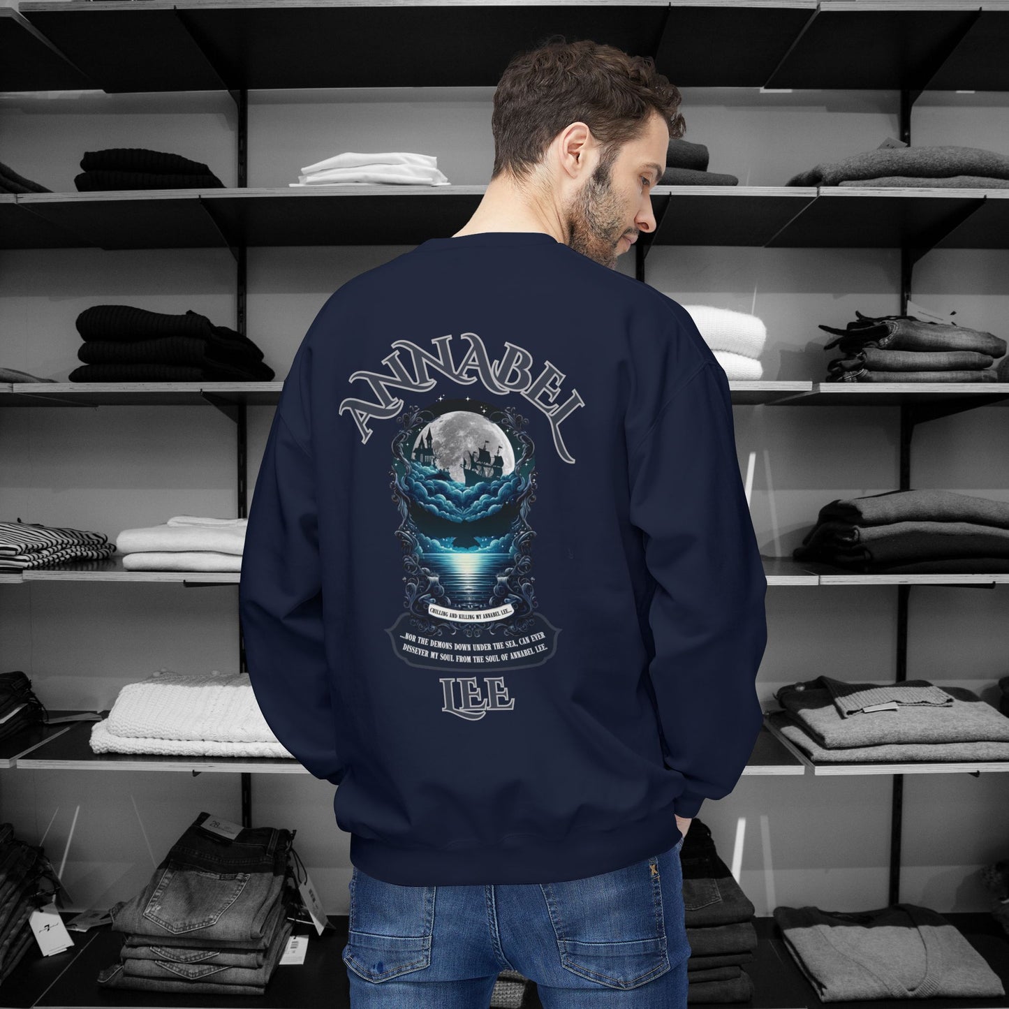 Poetry Clothing - Annabel Lee Gothic Sea Sweatshirt – Eternal Love