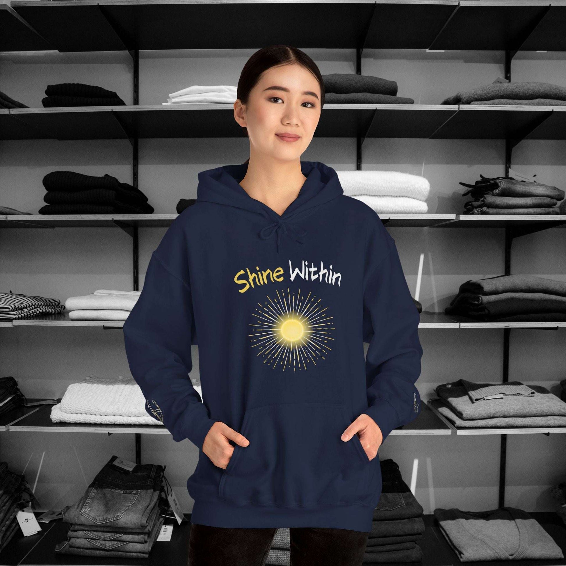  This Dear Person Behind Me hoodie is here to spread a message of strength and hope with the words, "Depression may cloud your mind." Perfect for wearing on those days when a little extra encouragement is needed