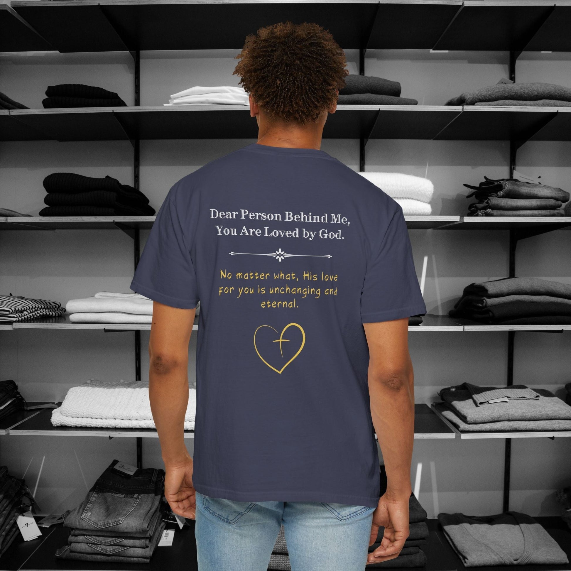 Wrap up in love and encouragement with our You Are Loved by God. These Comfort Colors tees are a heartfelt reminder that no matter what, God's love for you is unchanging and eternal