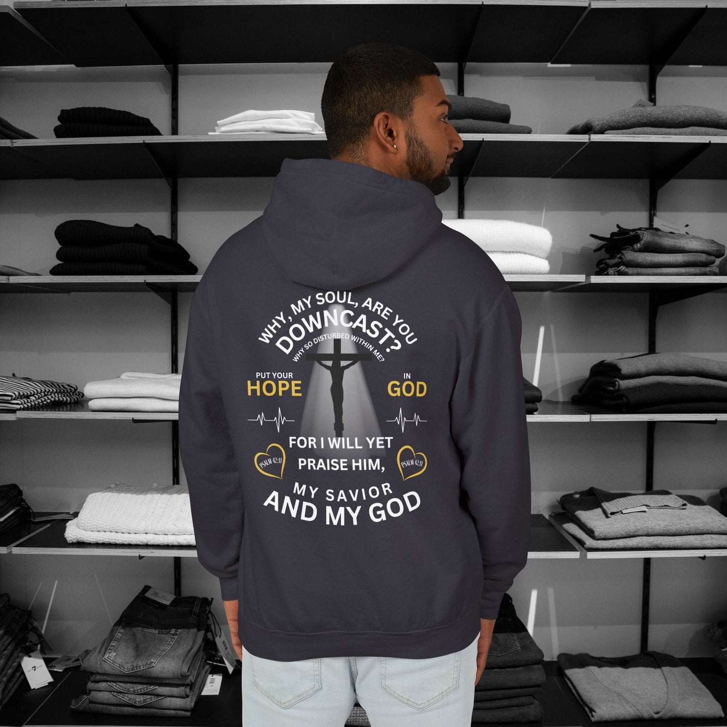 Express your faith in style with this Comfort Colors "Praise My Soul" Christian hoodies designed by Heartfelt Hoodies. Click here ⬆ to view our Christian Collections