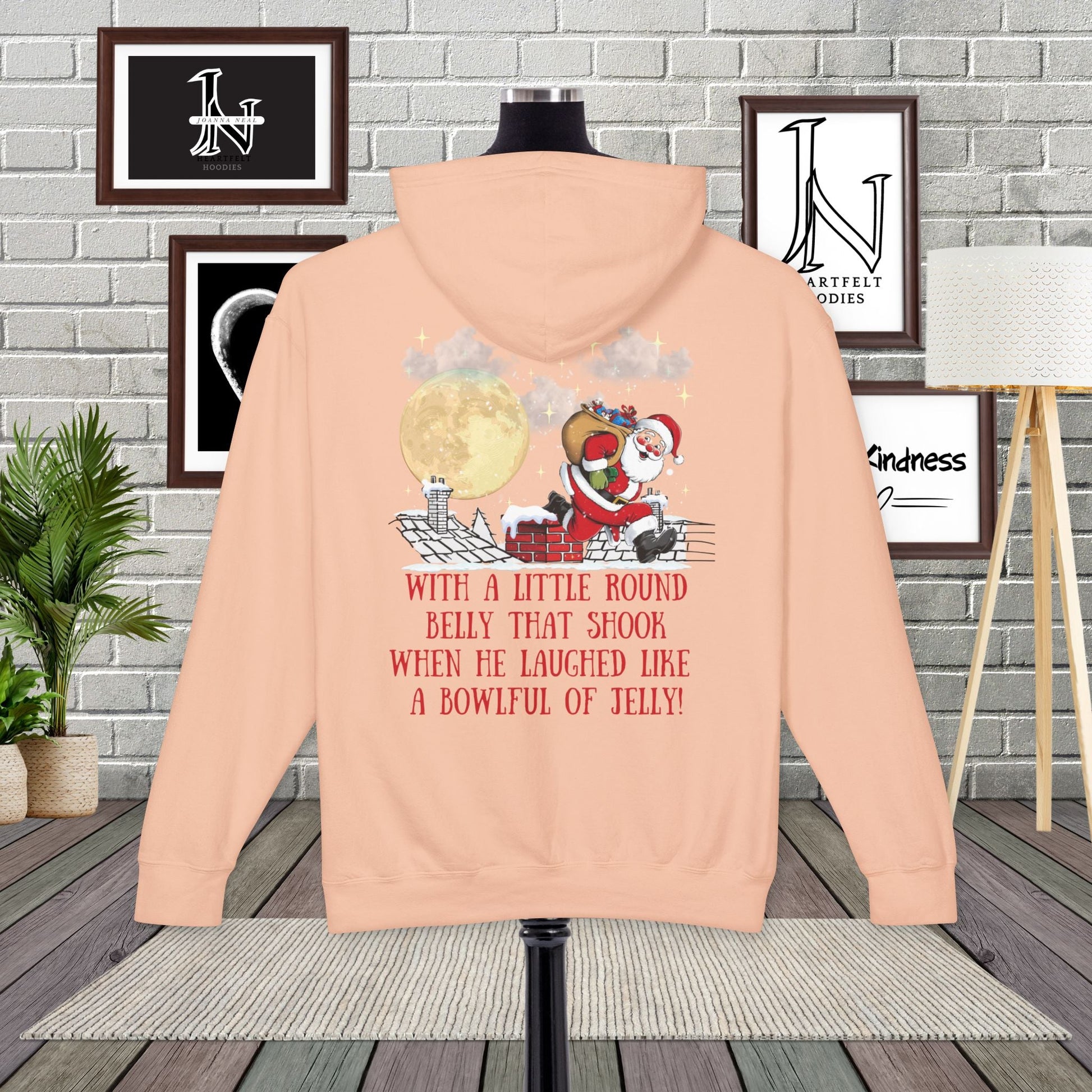 Celebrate Christmas with our brand new poetry clothing line. our "Twas the Night Before Christmas" Hoodie, inspired by the iconic epic poem by Clement Clarke Moore. 