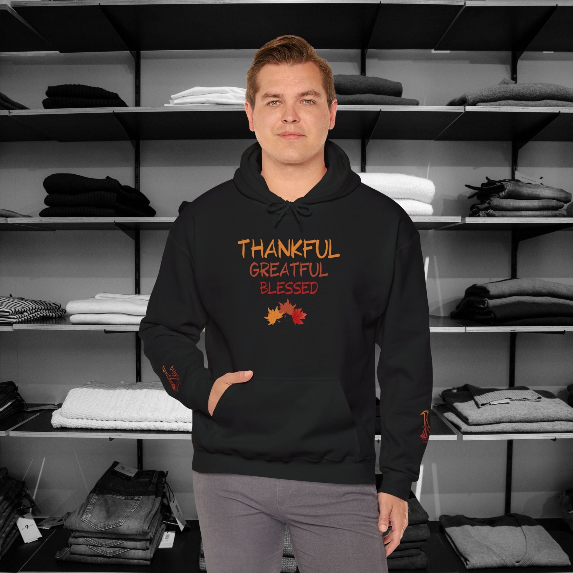 Dear Person Behind Me Hoodie - Start Your Day With Gratitude  | Thanksgiving