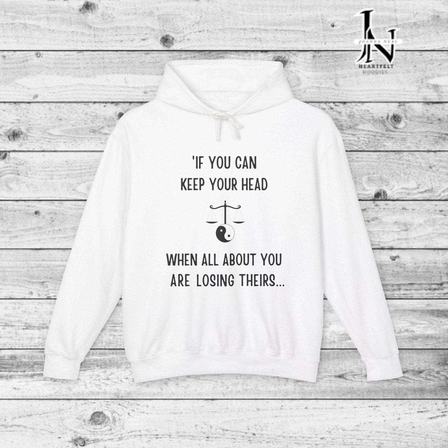 Treat someone this christmas and Step into timeless wisdom with our Poetry clothing line with this incredible Hoodie, inspired by Rudyard Kipling IF celebrated poem.