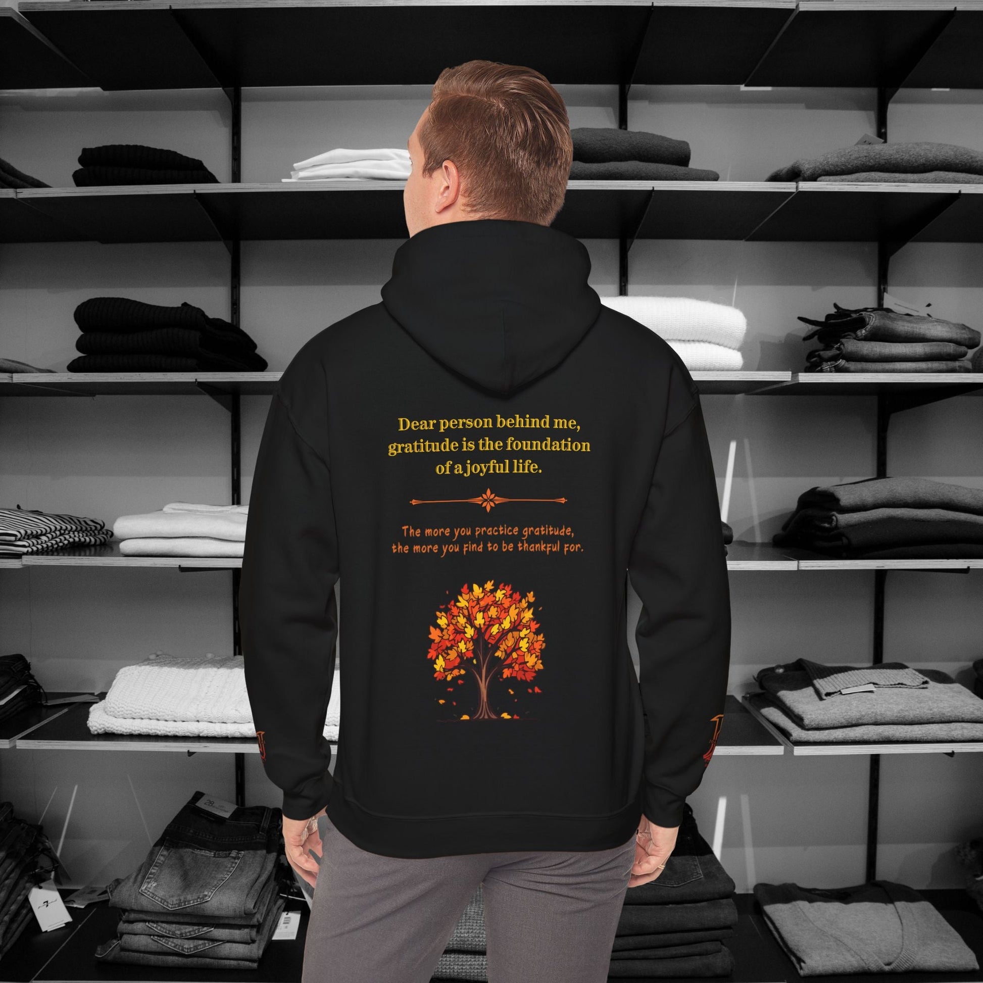 Dear Person Behind Me Hoodie –Gratitude is the Foundation of a Joyful Life