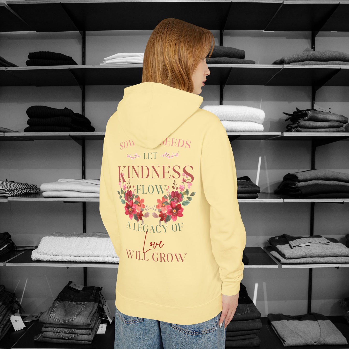 Be Kind Hooded Sweatshirt | Single Act of Kindness | Poems clothing