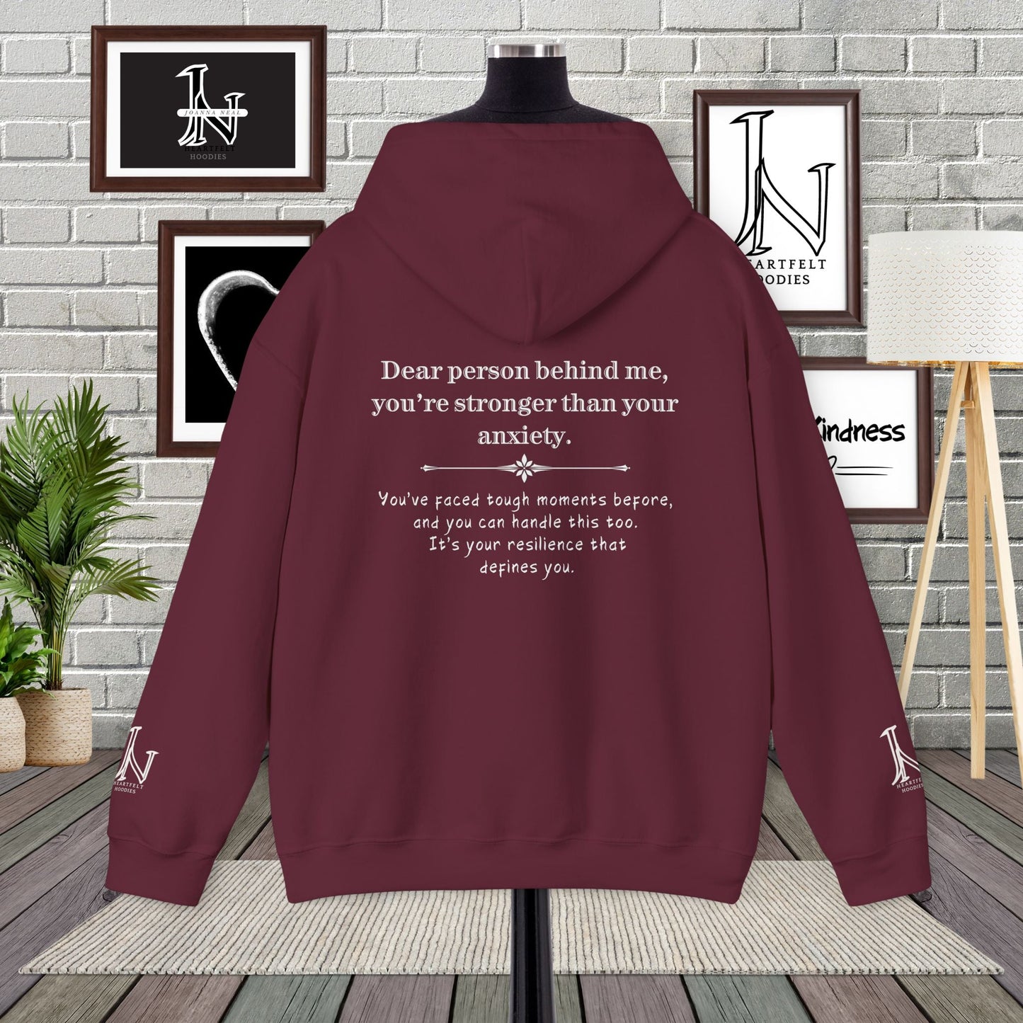 Dear Person Behind Me Hoodie – You're Stronger Than Your Anxiety | Be Kind