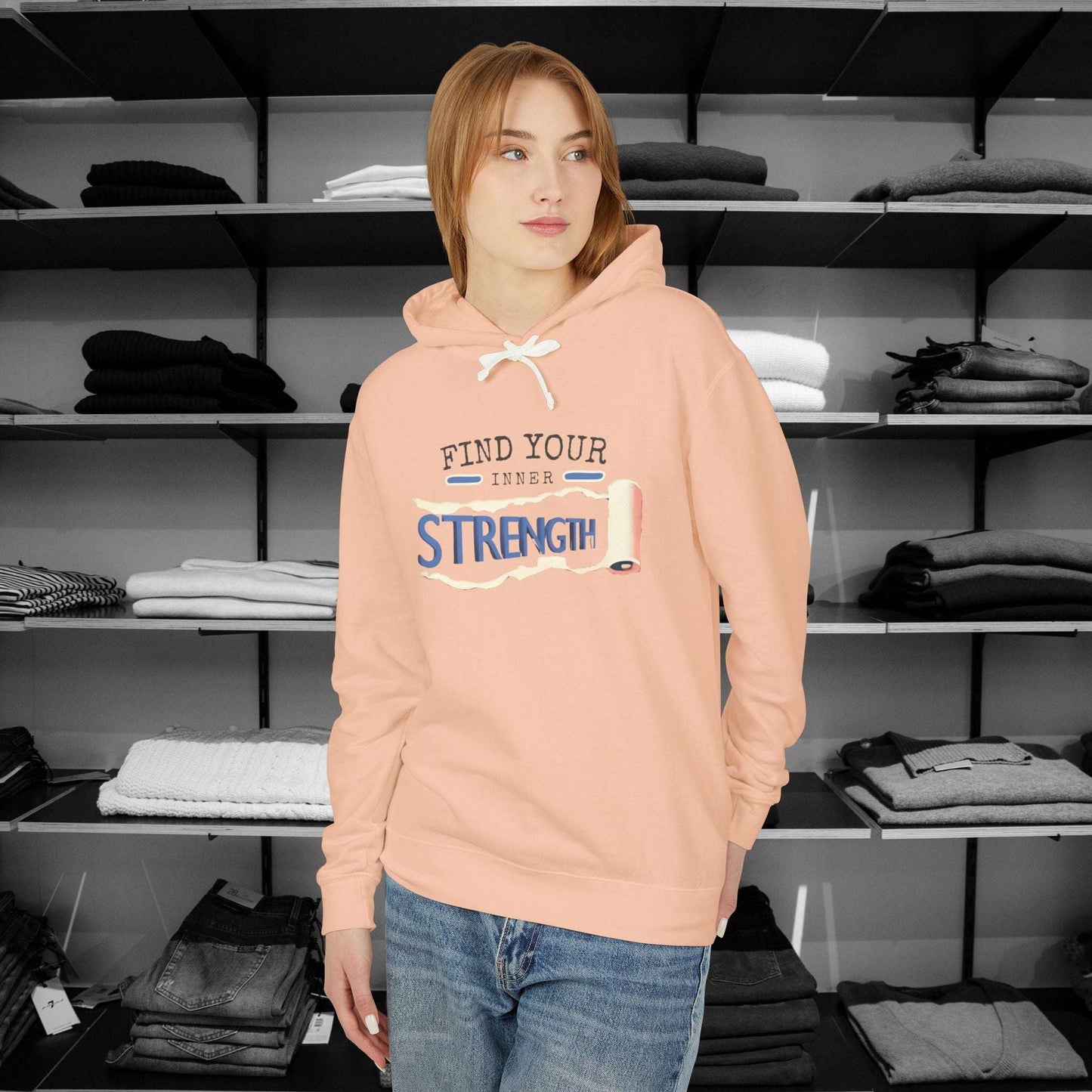 Having a tough day? here is a  reminder that you are strong enough and have strength inside to pull through. This Dear Person Behind me Hoodie is perfect. Click here