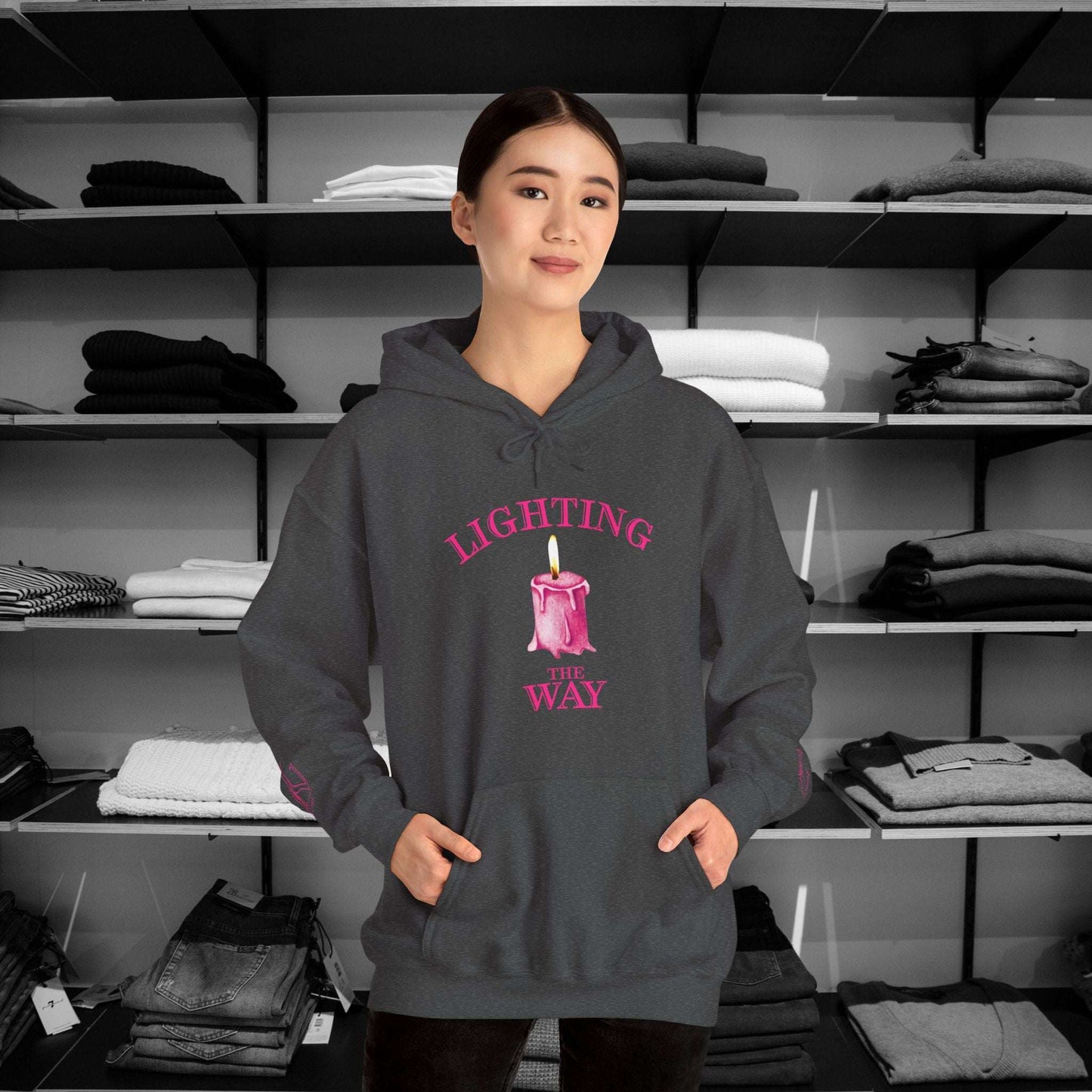 Dear Person Behind Me hoodie,  Hope is in Every Ribbon We Wear.  Stand strong and stylish in this empowering hoodie that speaks to both the inner and outer strength 