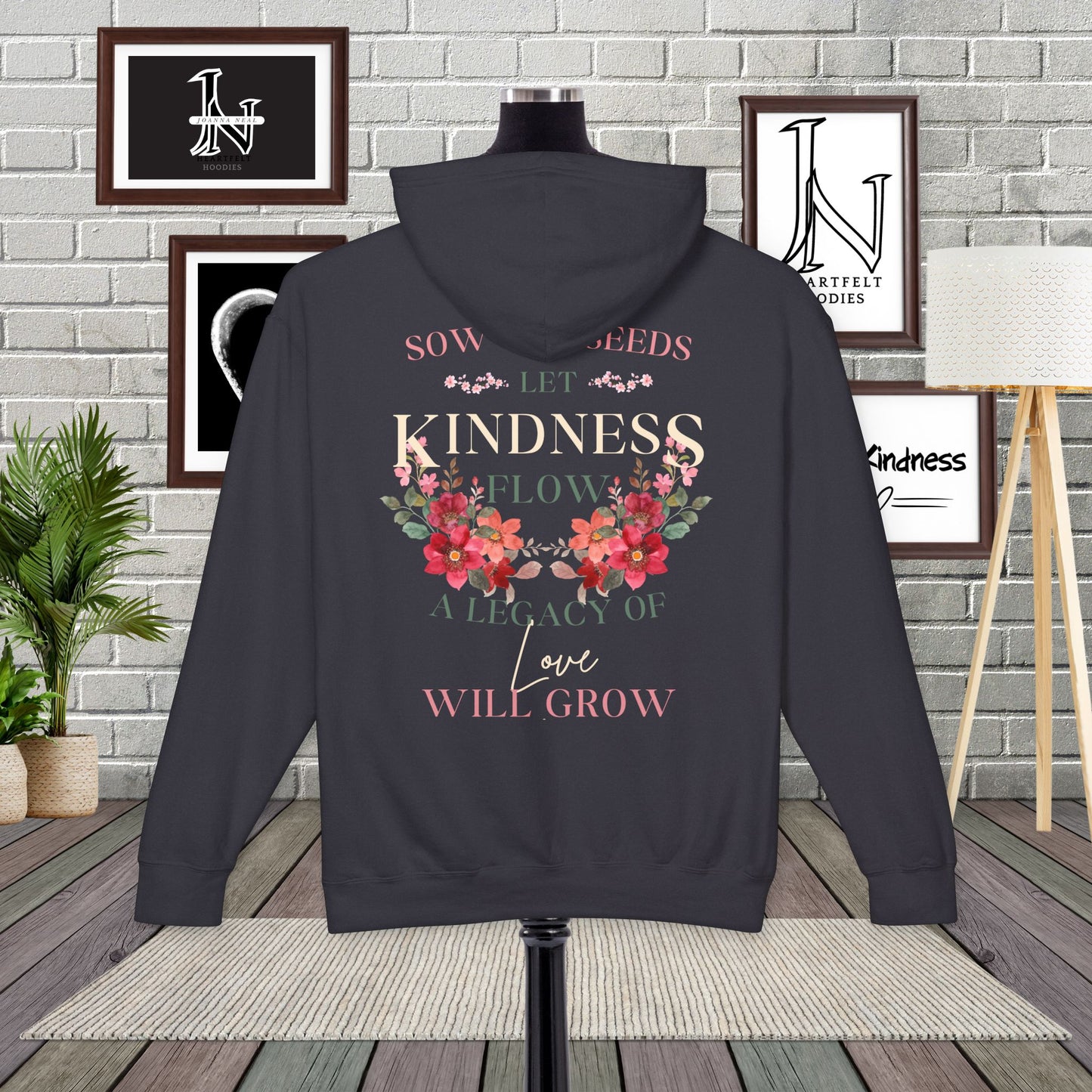 Be Kind Hooded Sweatshirt | Single Act of Kindness | Poems clothing