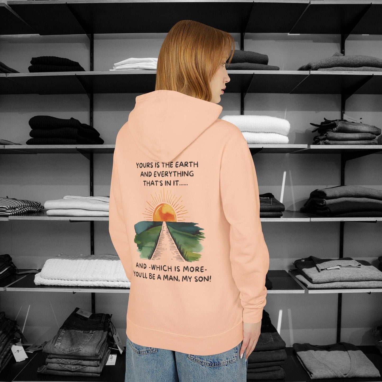 Treat someone this christmas and Step into timeless wisdom with our Poetry clothing line with this incredible Hoodie, inspired by Rudyard Kipling IF celebrated poem.