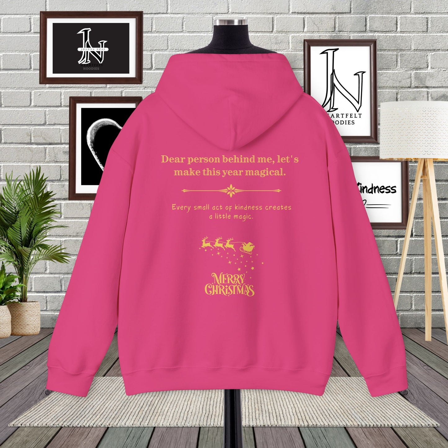 Dear Person Behind Me Hoodie, Let's Make This Year Magical | Be Kind Ugly Christmas Sweater