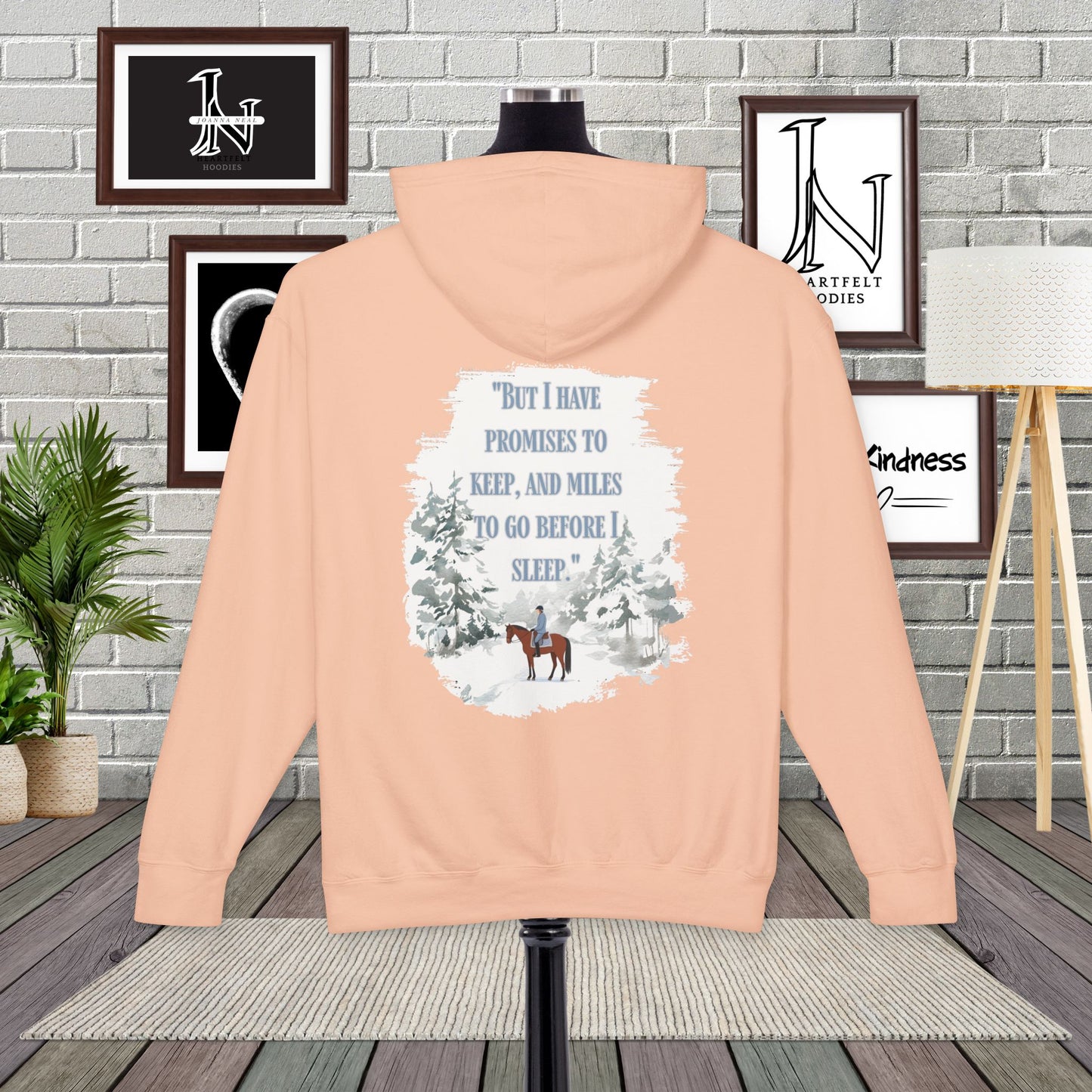 "Stopping by Woods" Hoodie – A Cozy Gift for Poetry Lovers