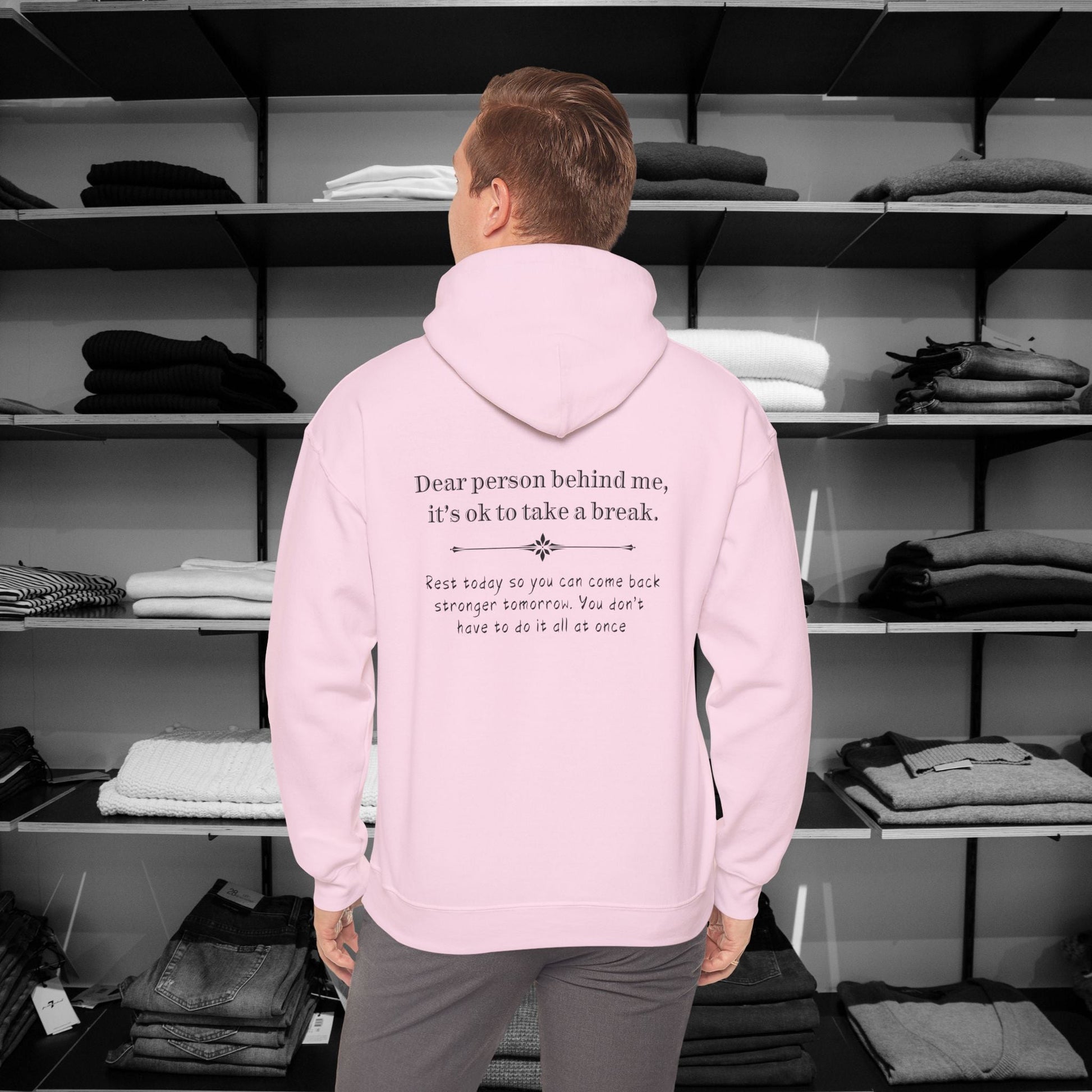 Dear Person Behind Me Hoodie, Its Ok To Take A Break, Hooded Sweatshirt