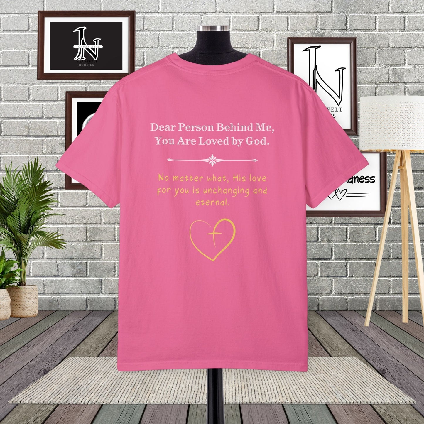 Wrap up in love and encouragement with our You Are Loved by God. These Comfort Colors tees are a heartfelt reminder that no matter what, God's love for you is unchanging and eternal