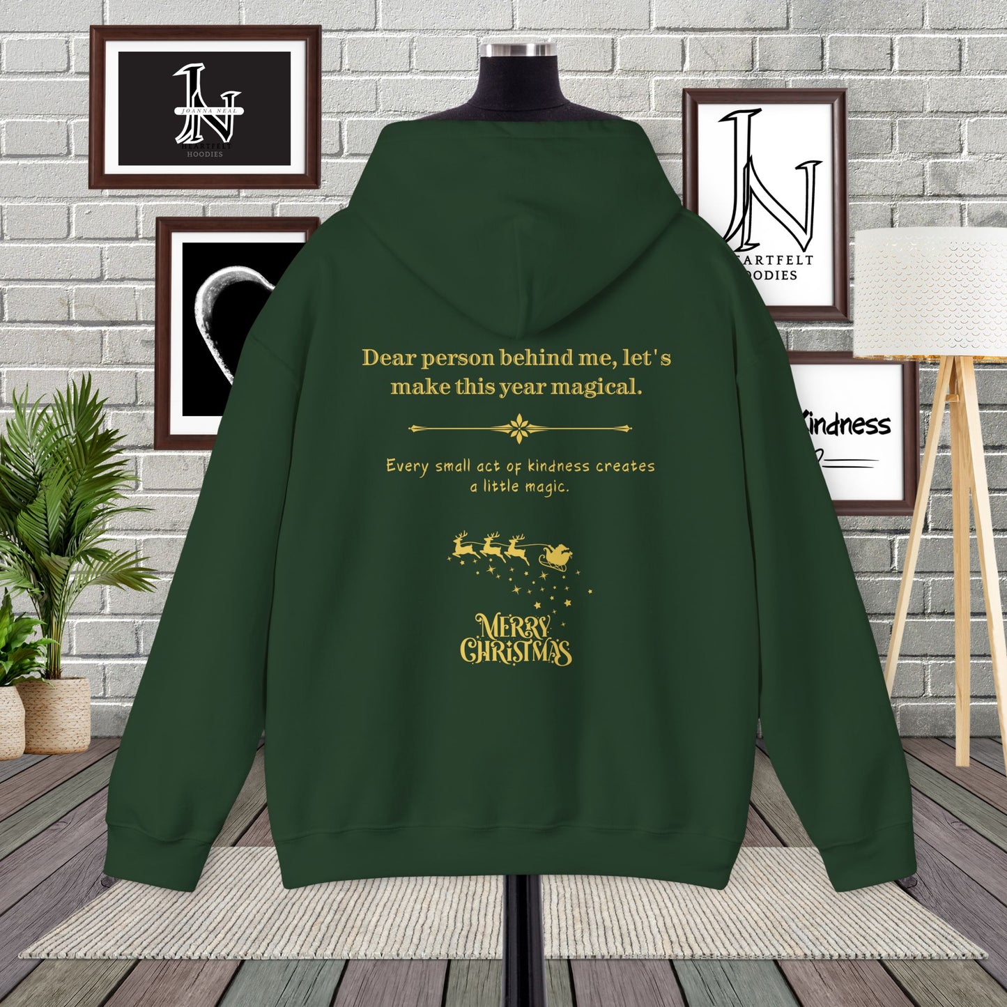 Dear Person Behind Me Hoodie, Let's Make This Year Magical | Be Kind Ugly Christmas Sweater