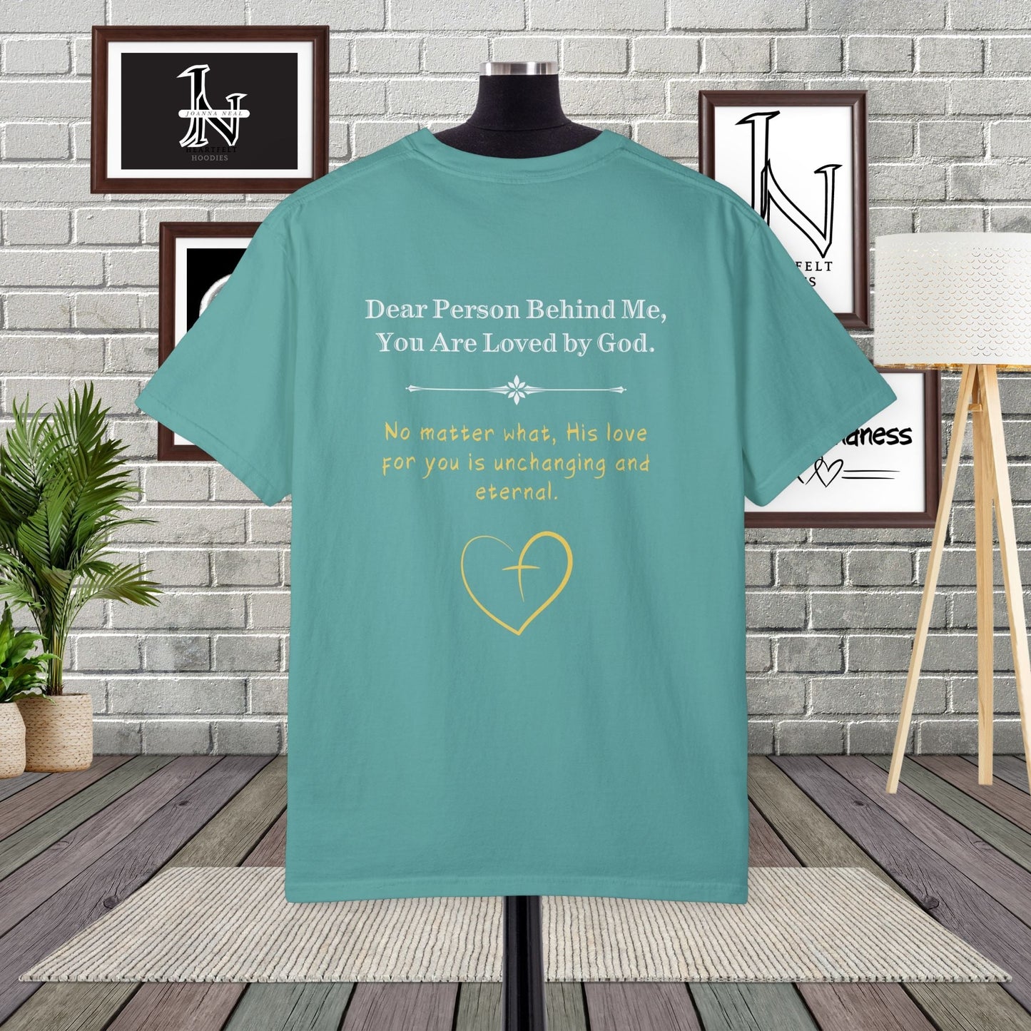 Wrap up in love and encouragement with our You Are Loved by God. These Comfort Colors tees are a heartfelt reminder that no matter what, God's love for you is unchanging and eternal