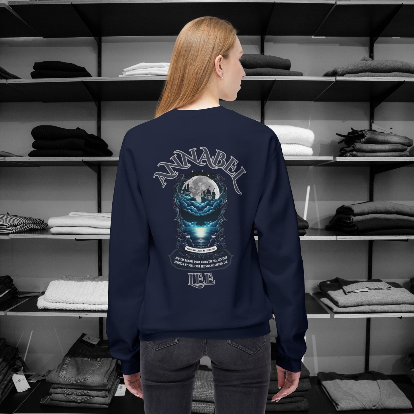 Poetry Clothing - Annabel Lee Gothic Sea Sweatshirt – Eternal Love