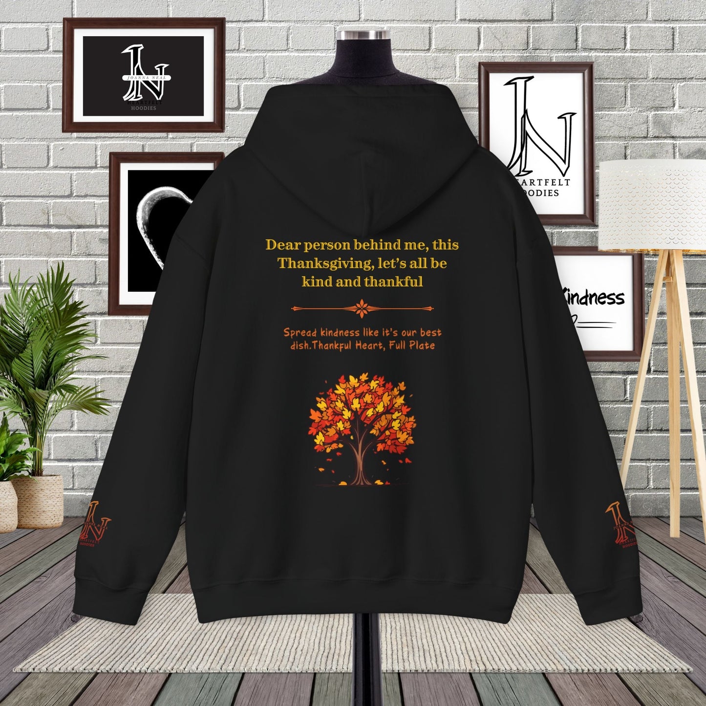 Dear Person Behind Me Hoodie –"Kind and Thankful" | Thanksgiving