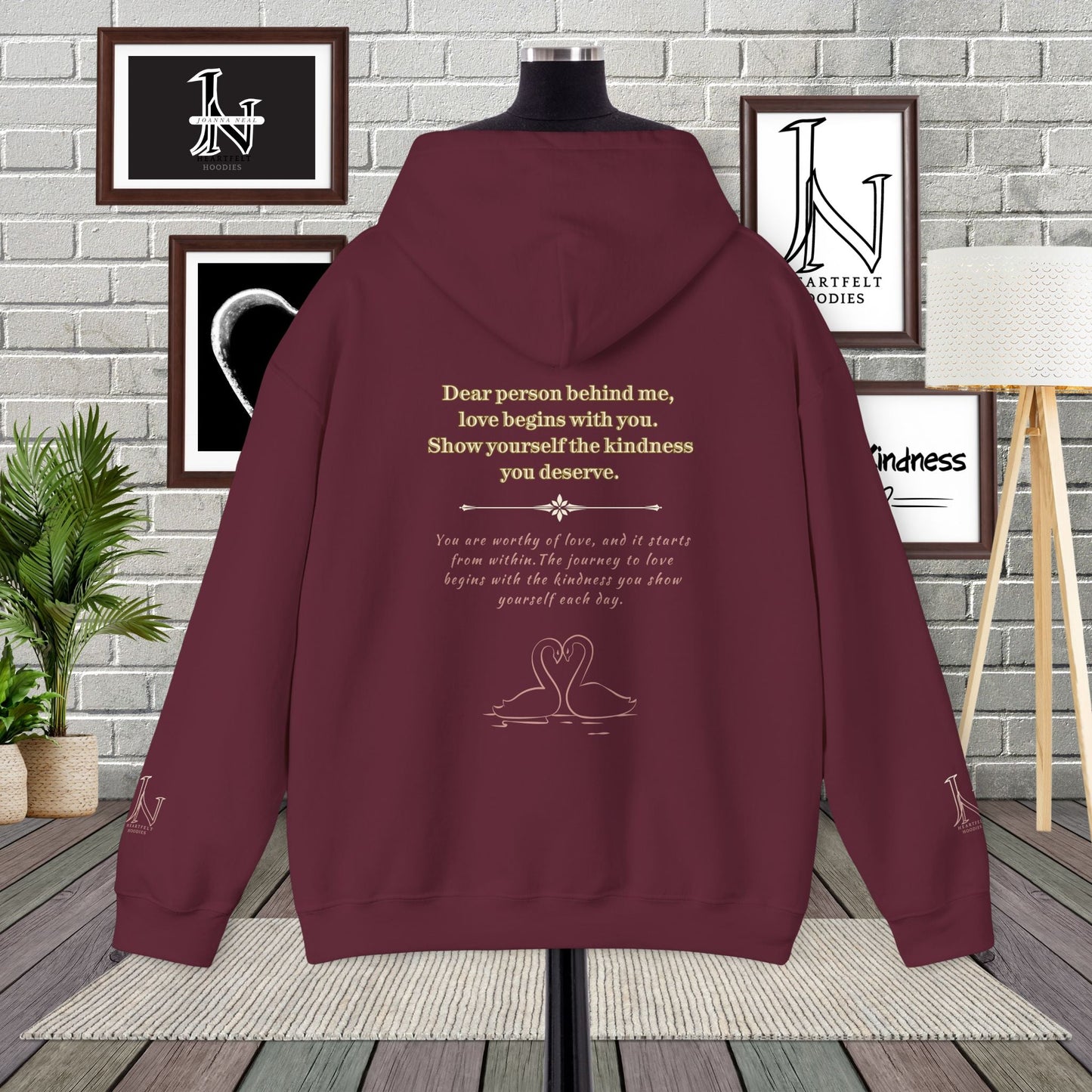 Love Counts This dear person behind me hoodie states love begins with you. Show yourself the kindness you deserve - You are worthy of love - The journey to love begins with the kindness you show yourself