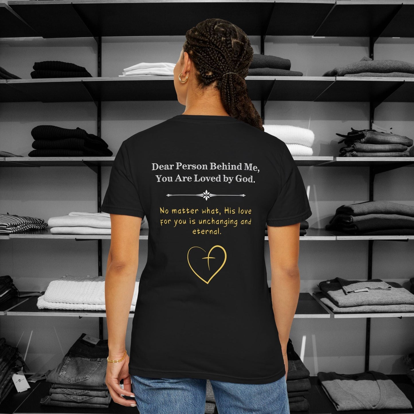 Wrap up in love and encouragement with our You Are Loved by God. These Comfort Colors tees are a heartfelt reminder that no matter what, God's love for you is unchanging and eternal