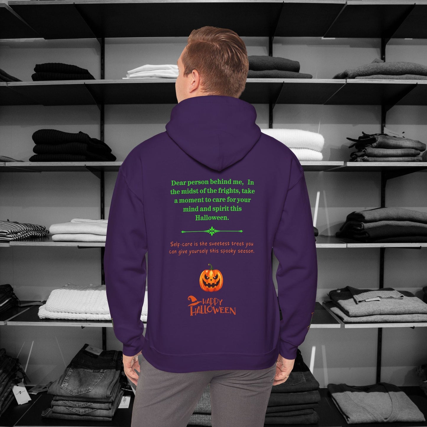 Dear Person Behind Me Hoodie | Care For Your Mind and Spirit This Halloween. | Be Kind Halloween Shirts