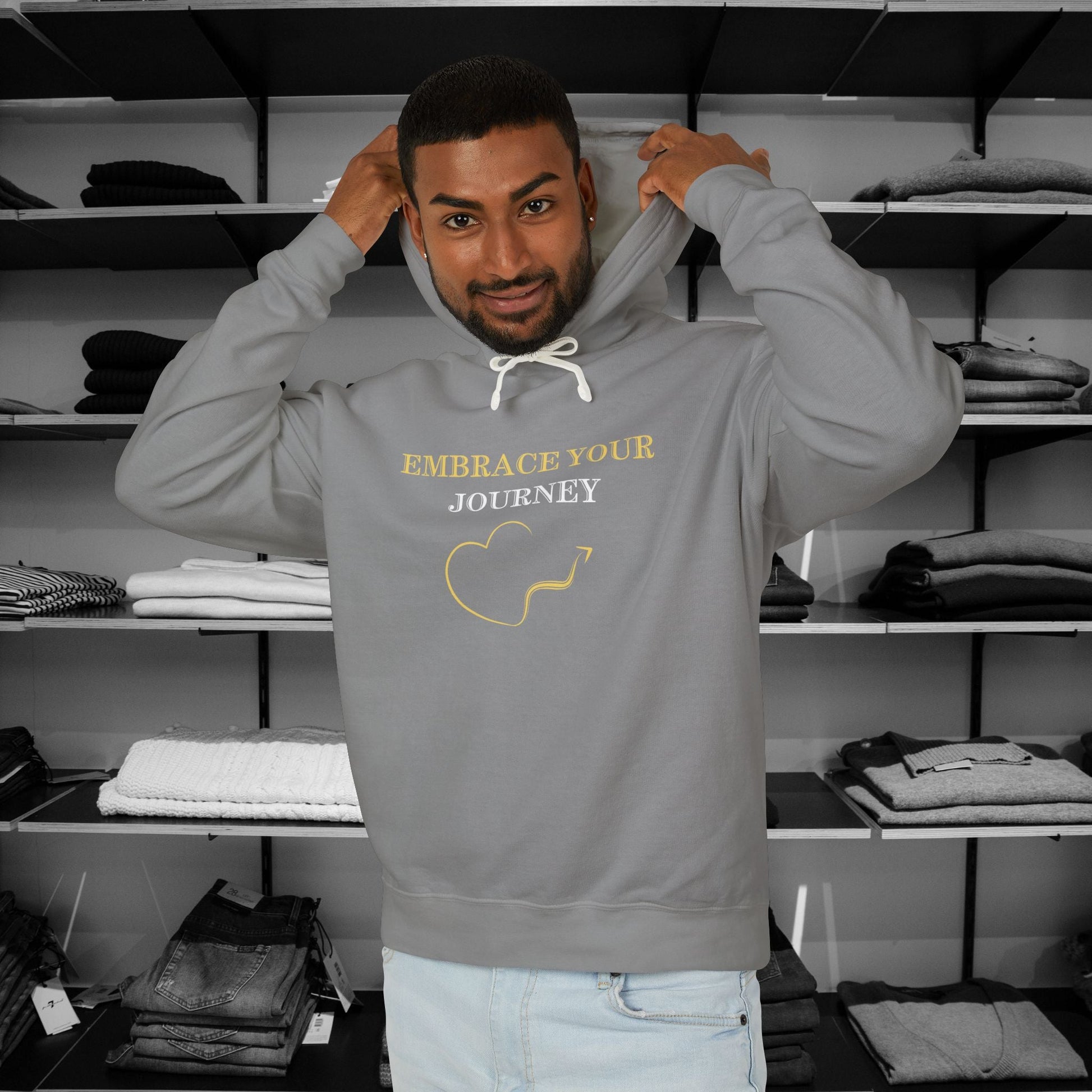 Wrap up in love & encouragement with Dear Person Behind Me hoodies "Trust in God’s Plan".These Christian hoodies are designed with love and faith and perfect for church