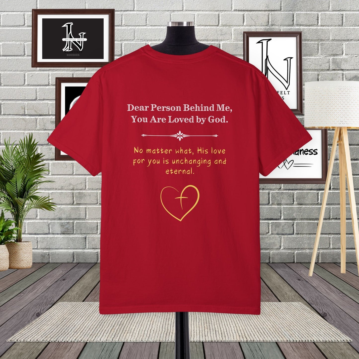 Wrap up in love and encouragement with our You Are Loved by God. These Comfort Colors tees are a heartfelt reminder that no matter what, God's love for you is unchanging and eternal