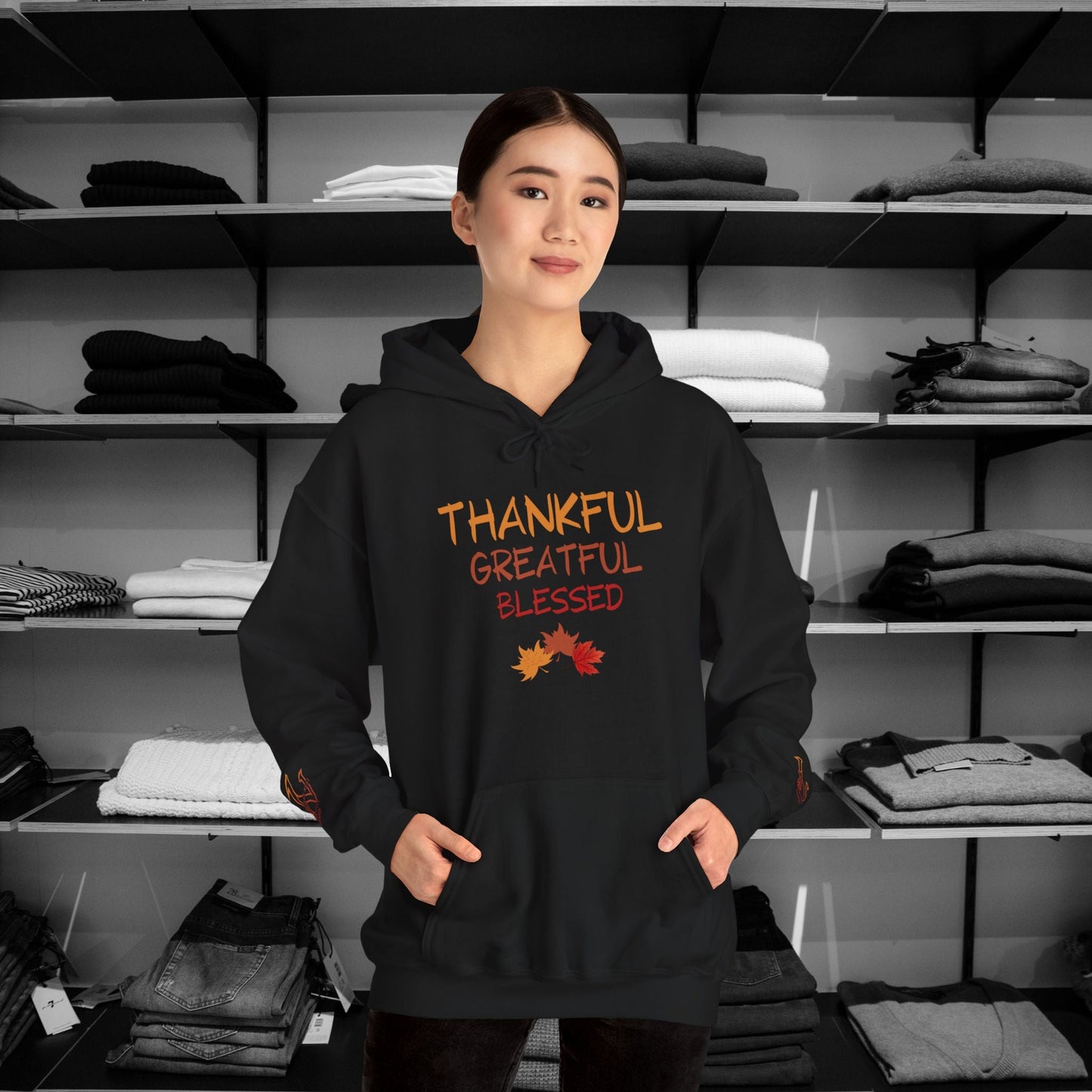 Dear Person Behind Me Hoodie - Start Your Day With Gratitude  | Thanksgiving