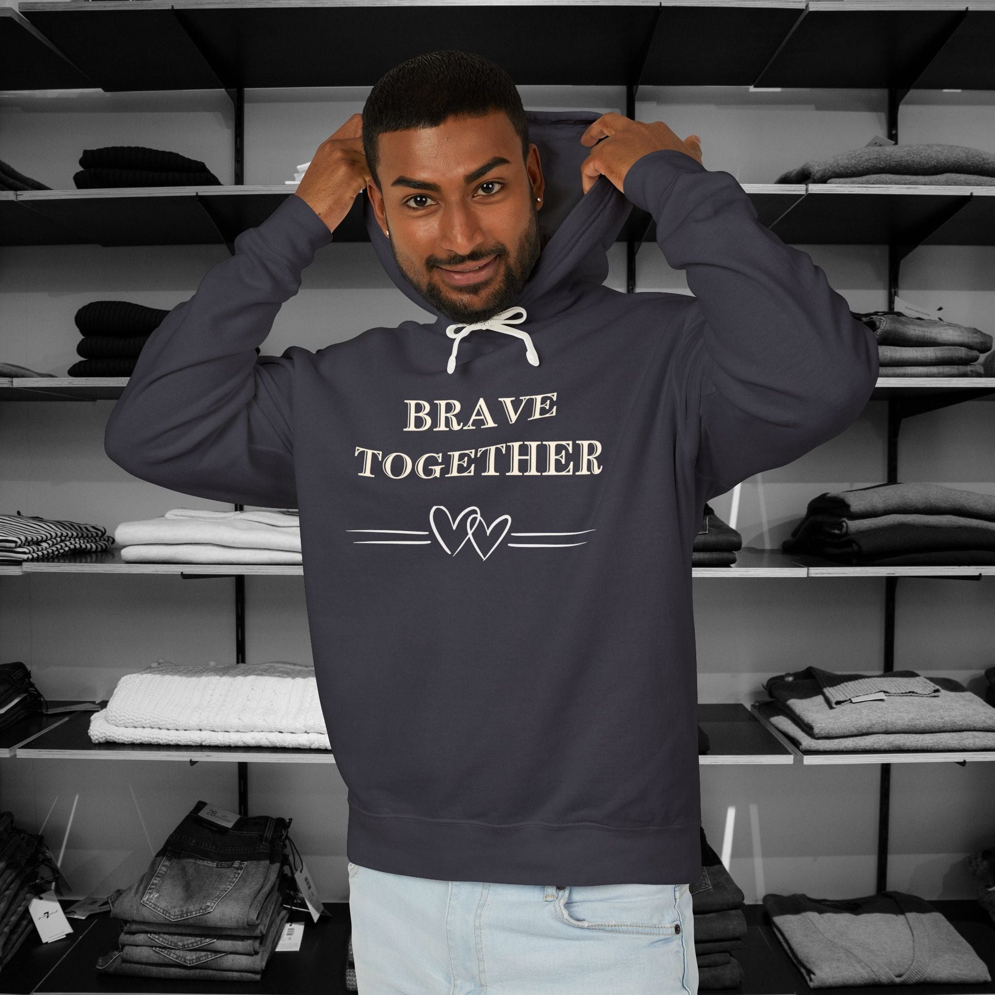 Stand strong and stylish in this empowering hoodie, It speaks to inner and outer strength. Dear Person Behind Me Hoodie - Together We Are Stronger Than Breast Cancer