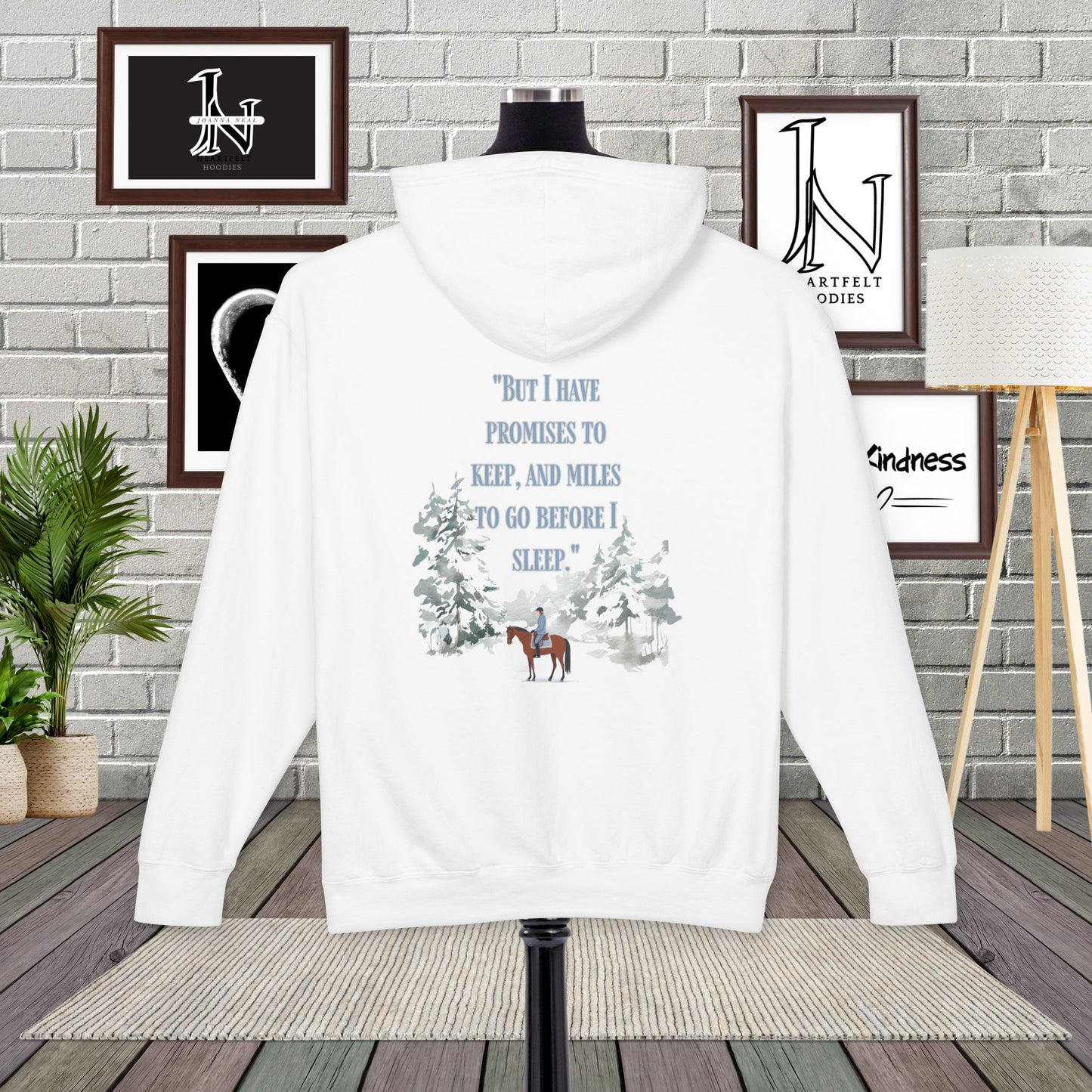 "Stopping by Woods" Hoodie – A Cozy Gift for Poetry Lovers